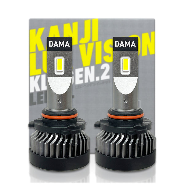 DAMA 9006 HB4 Kanji Lux Vision Gen2 LED Bulbs Reflector Type 6000K