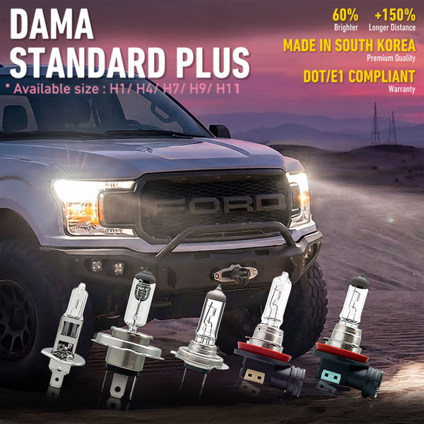 DAMA Standard Plus Halogen Bulbs: Superior Performance & Value | HID ...