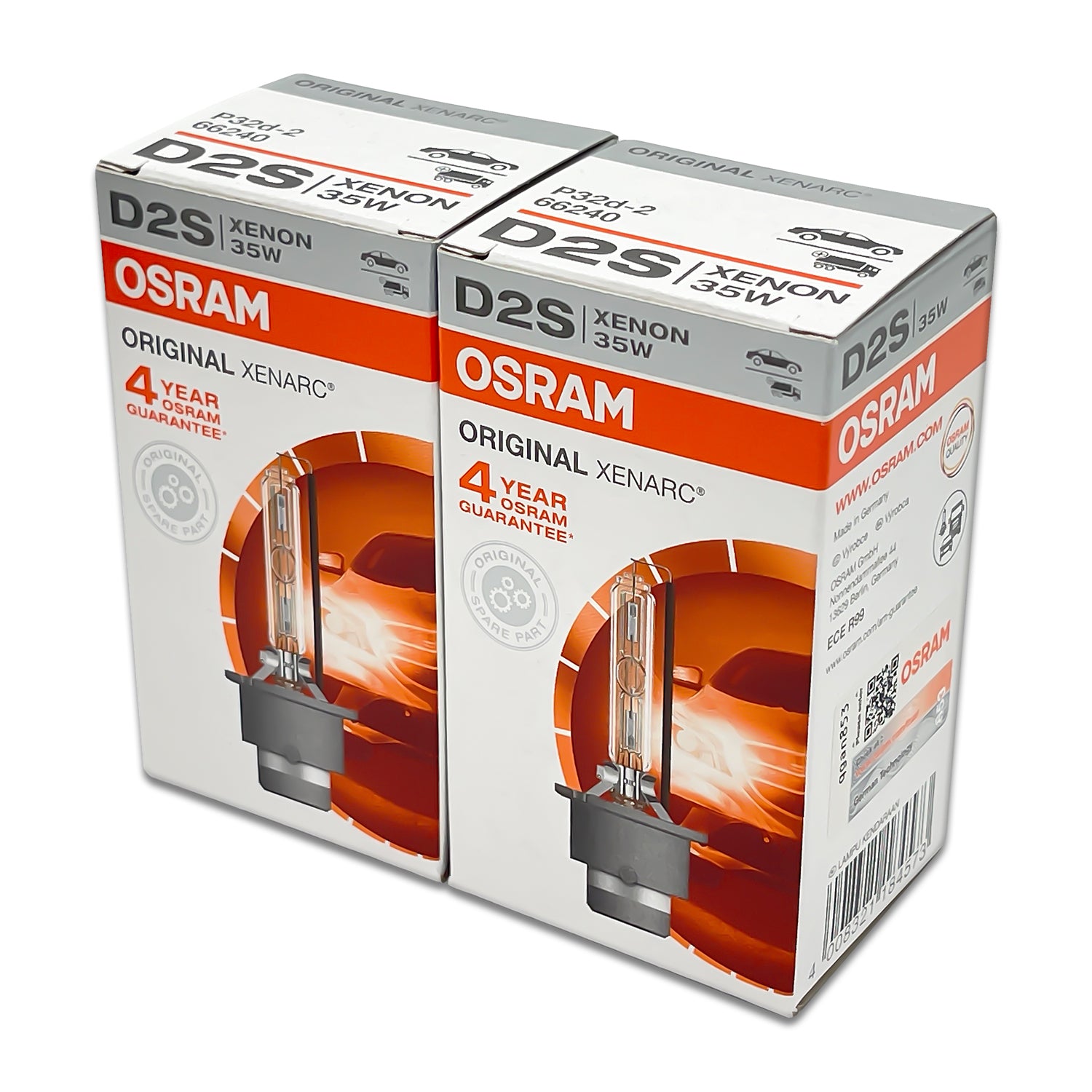 D2S Osram 66240 OEM Original HID Xenon Bulb w/ Trust Code – HID