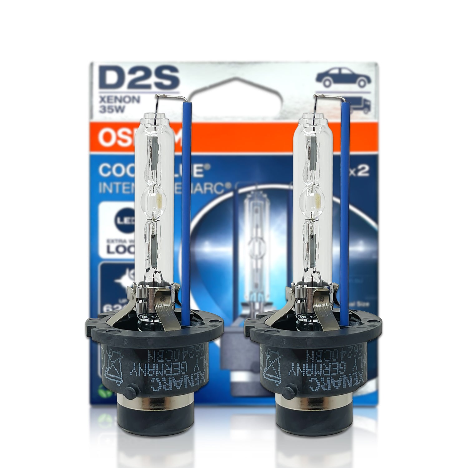 OSRAM XENARC Cool Blue Boost Lampade Xenon D2S - 7000K, Luce Iperbianca, Solo Uso Offroad - Foto 9