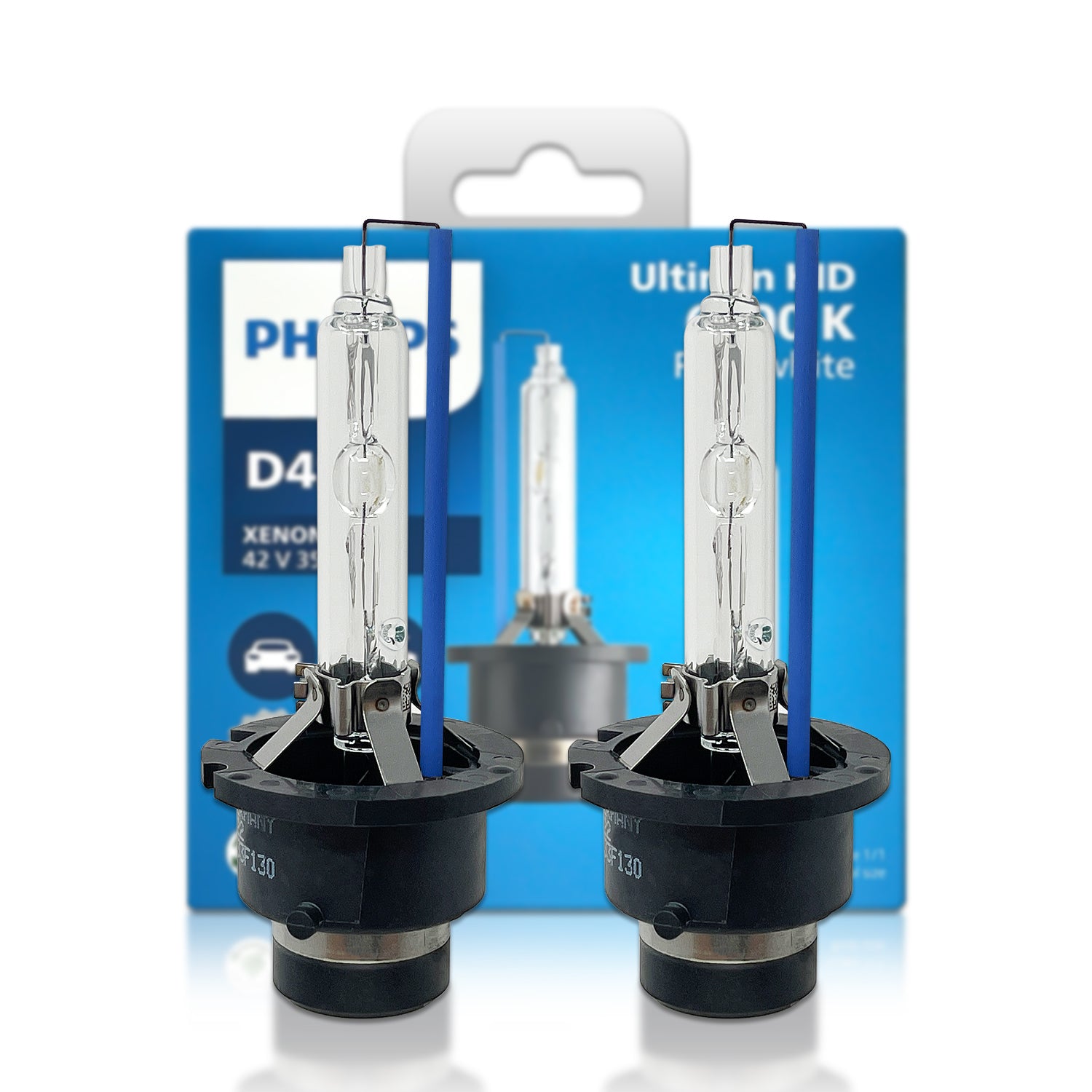 PHILIPS D4S 6000K HIDバルブ 35W Philips D4S Ultinon 6000K HID Xenon Bulbs – HID CONCEPT