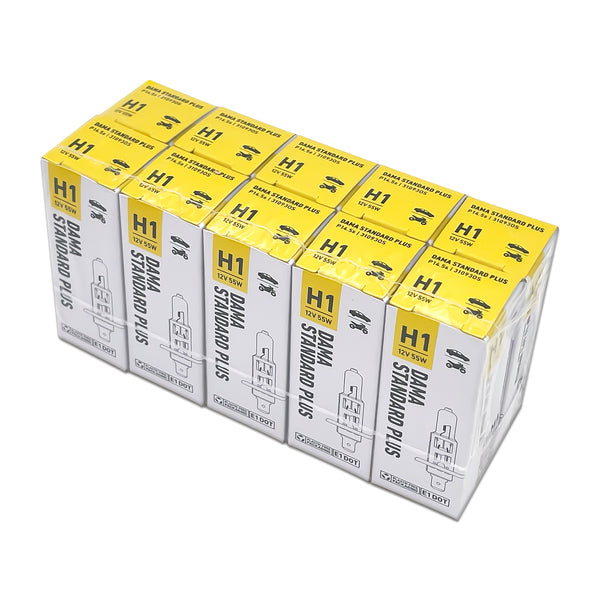 DAMA Standard Plus H1 Bulbs | Pack of 10 | Best Price Bulk OEM – HID ...
