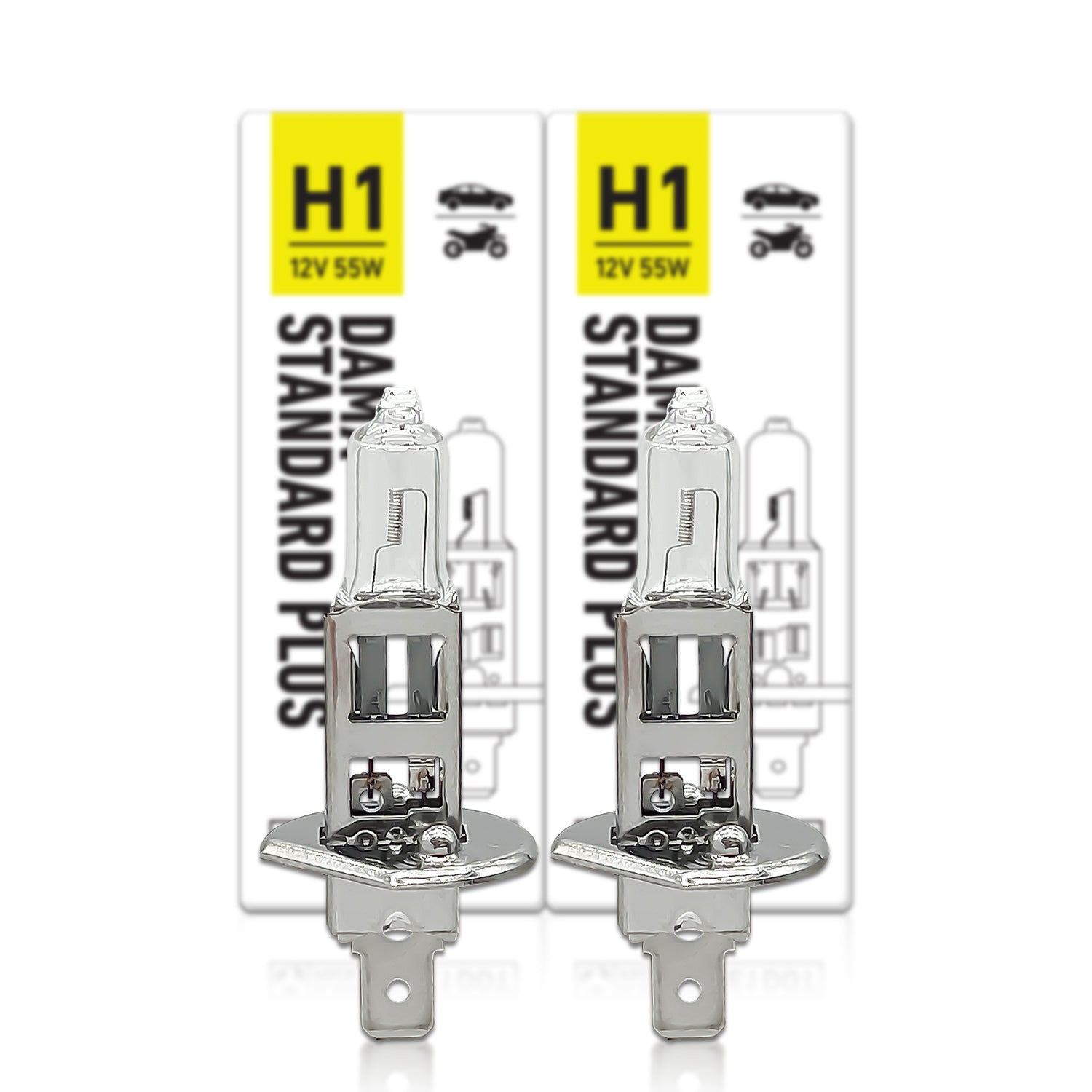 DAMA Standard Plus H1 Halogen Bulb | 1700lm OEM Replacement – HID