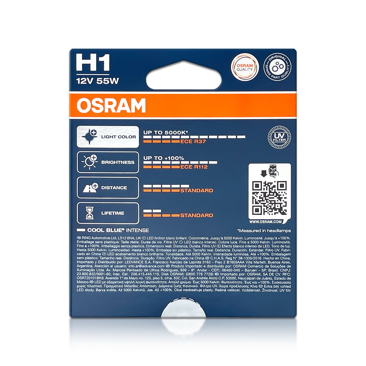 H1 Osram Cool Blue Intense Bulbs 64150CBN-2HB – HID CONCEPT