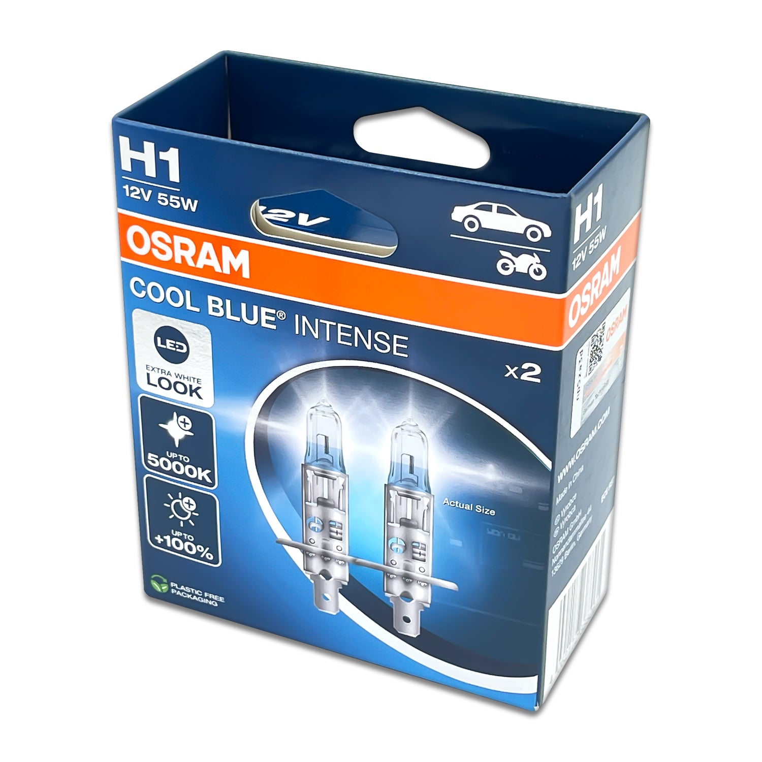 H1 Osram Cool Blue Intense Bulbs 64150CBN-2HB – HID CONCEPT