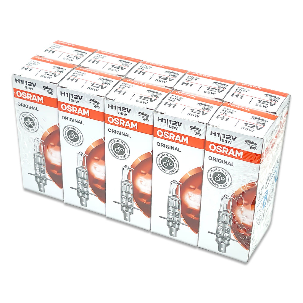 Osram H1 64150 OEM Original Line Standard Halogen Bulbs 3200K 12V