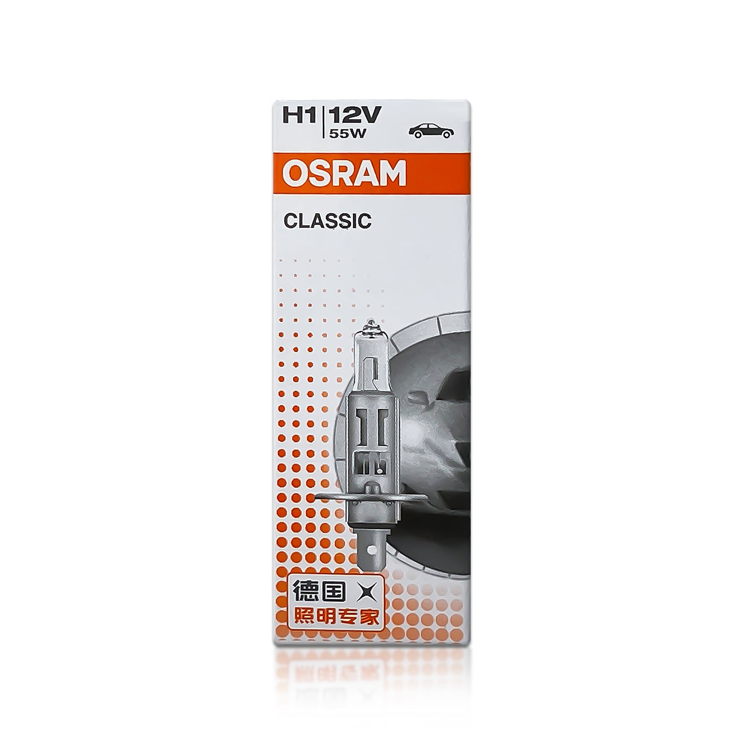 H1 - OSRAM 64150 Original Standard Halogen Bulbs Pack of 10 – HID