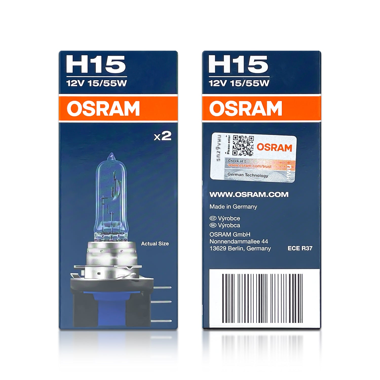 OSRAM COOL BLUE INTENSE H7 12V 55W Halogen Bulbs – 64210CBN-HCB (Twin Pack?)