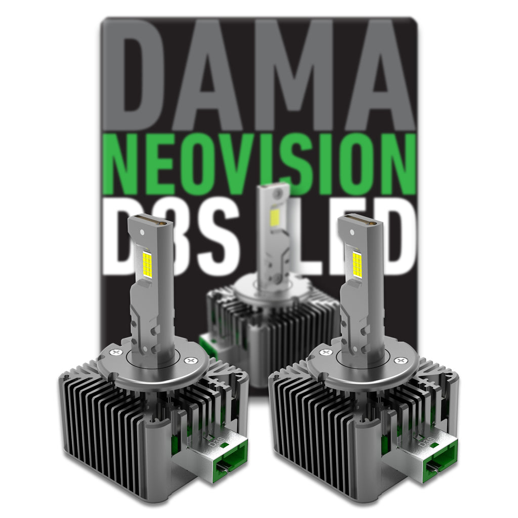 DAMA D3S Neo Vision LED Bulbs | 35W 6000K HID to LED Upgrade (Pair