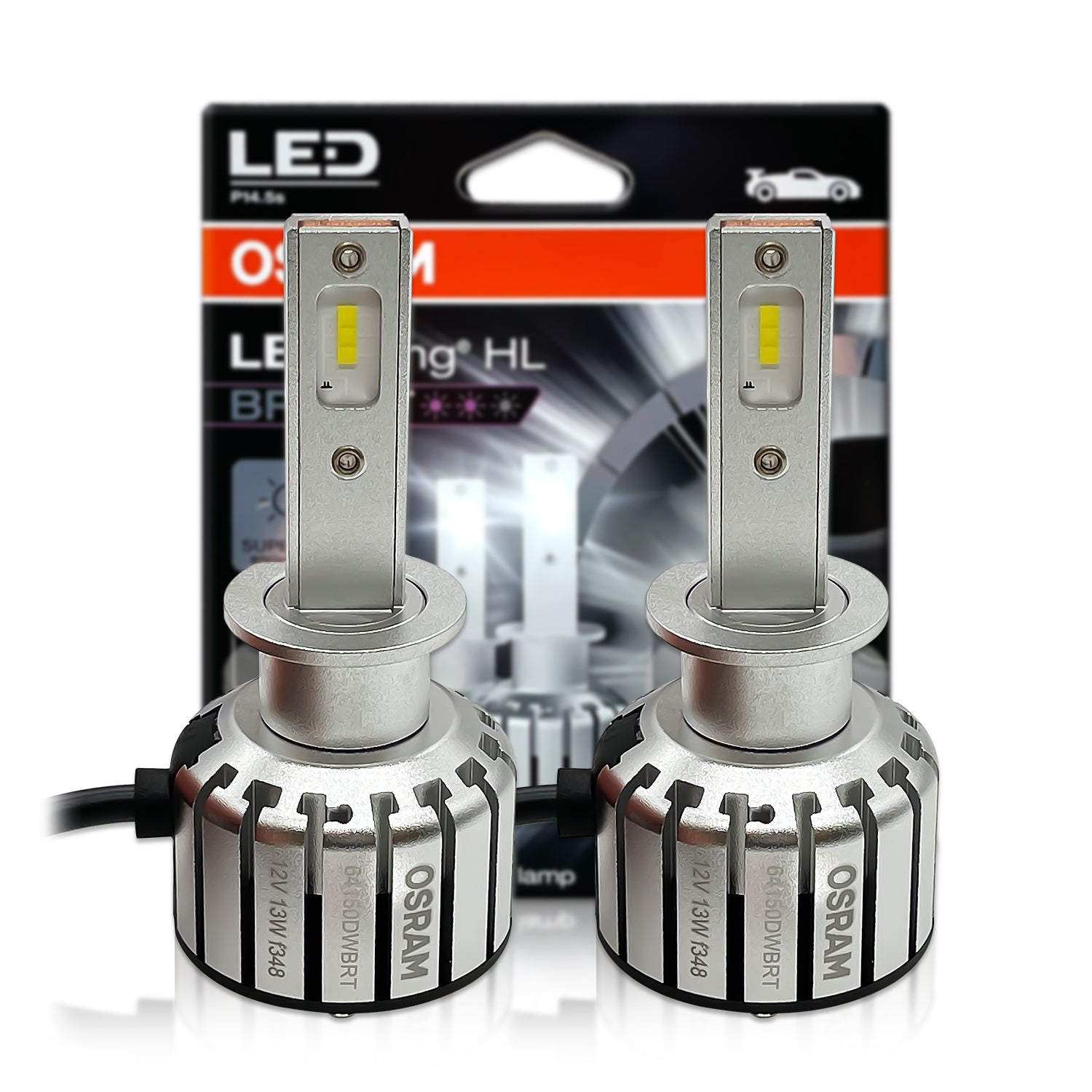 H1: Osram 64150DWBRT-2HFB LEDriving HL Bright LED Bulbs | Pack of 2