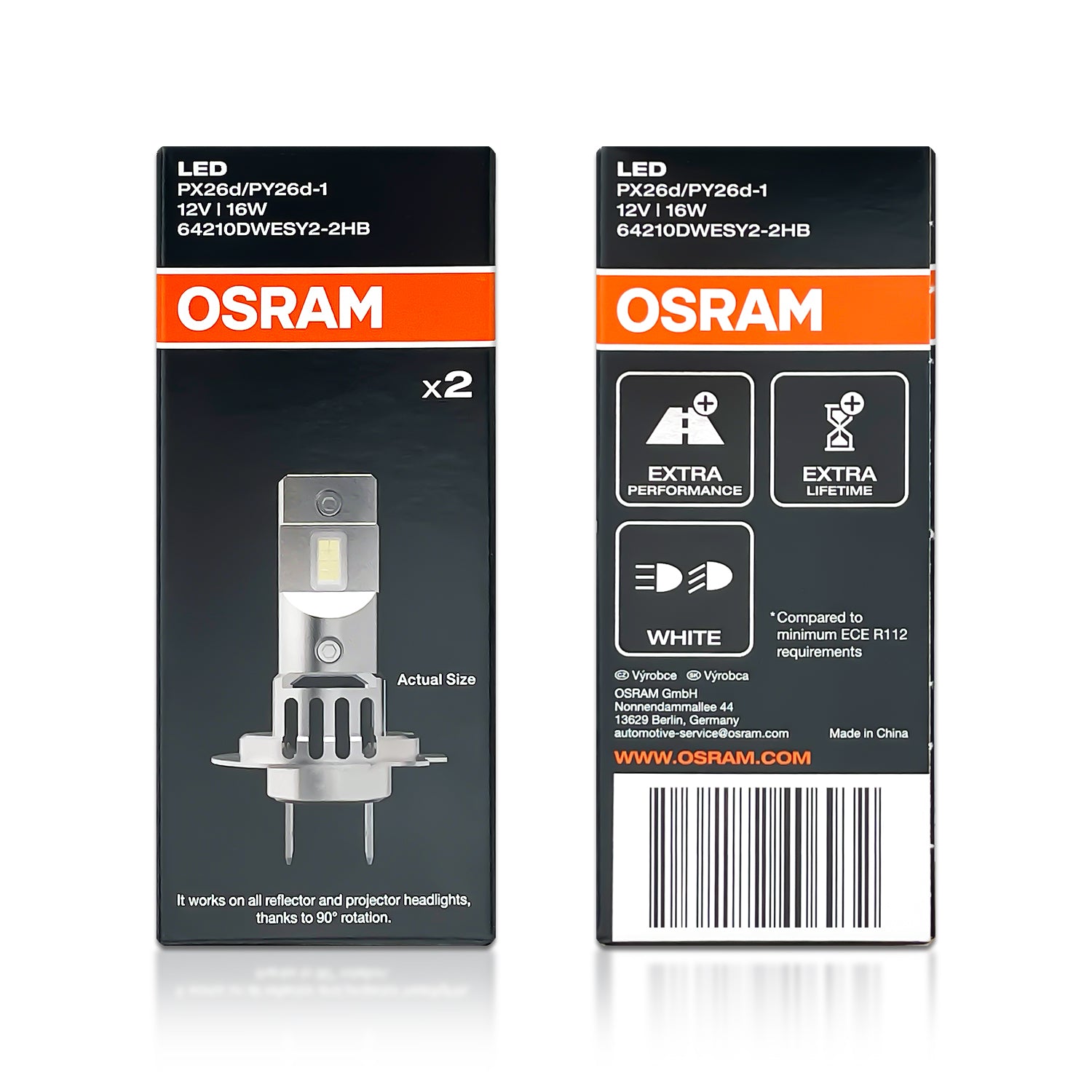 Osram 64210DWESY H18 H7 Headlight Bulbs – HID CONCEPT
