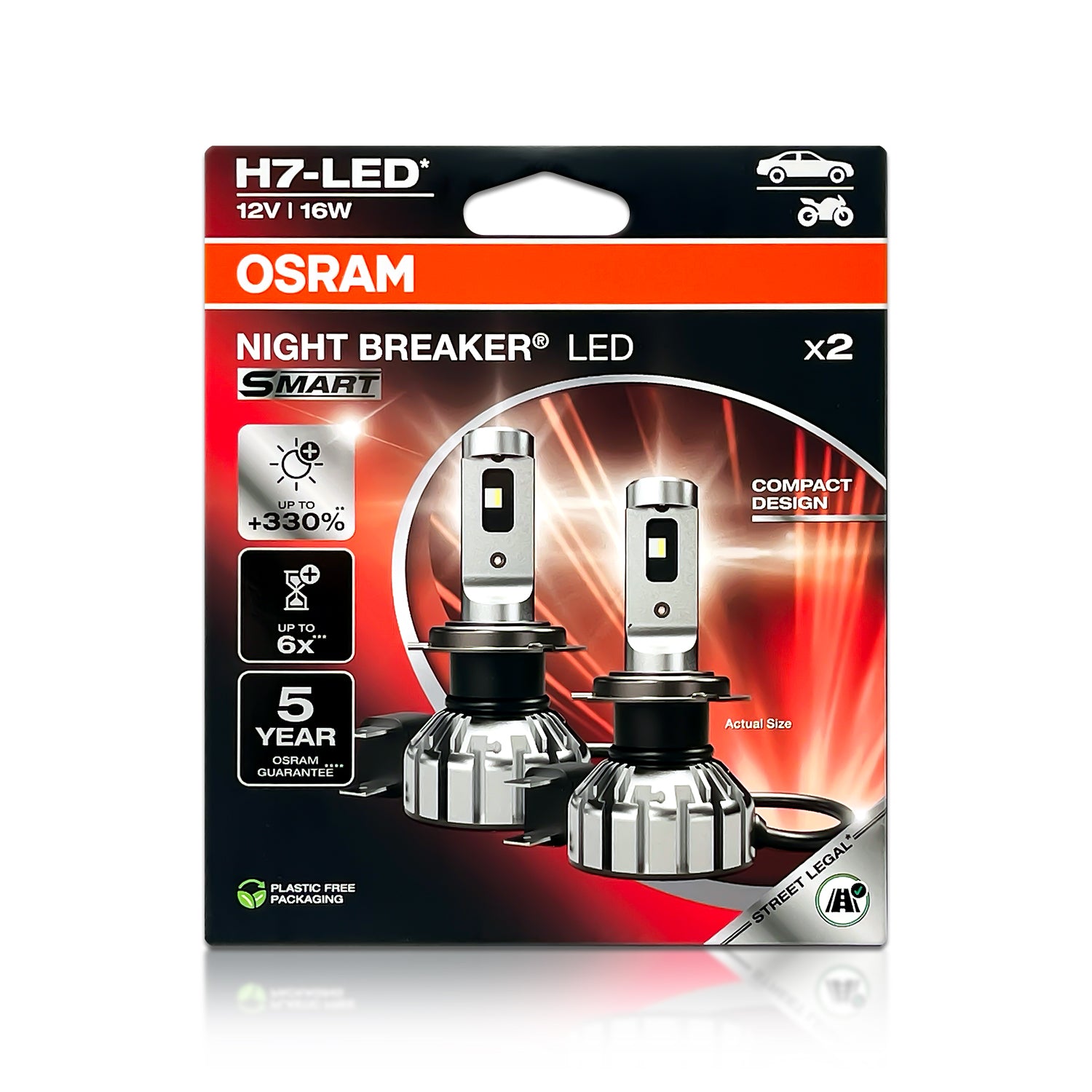 H7: Osram 64210DWNBG2-2HFB Night Breaker GEN 2 LED Bulbs – HID CONCEPT