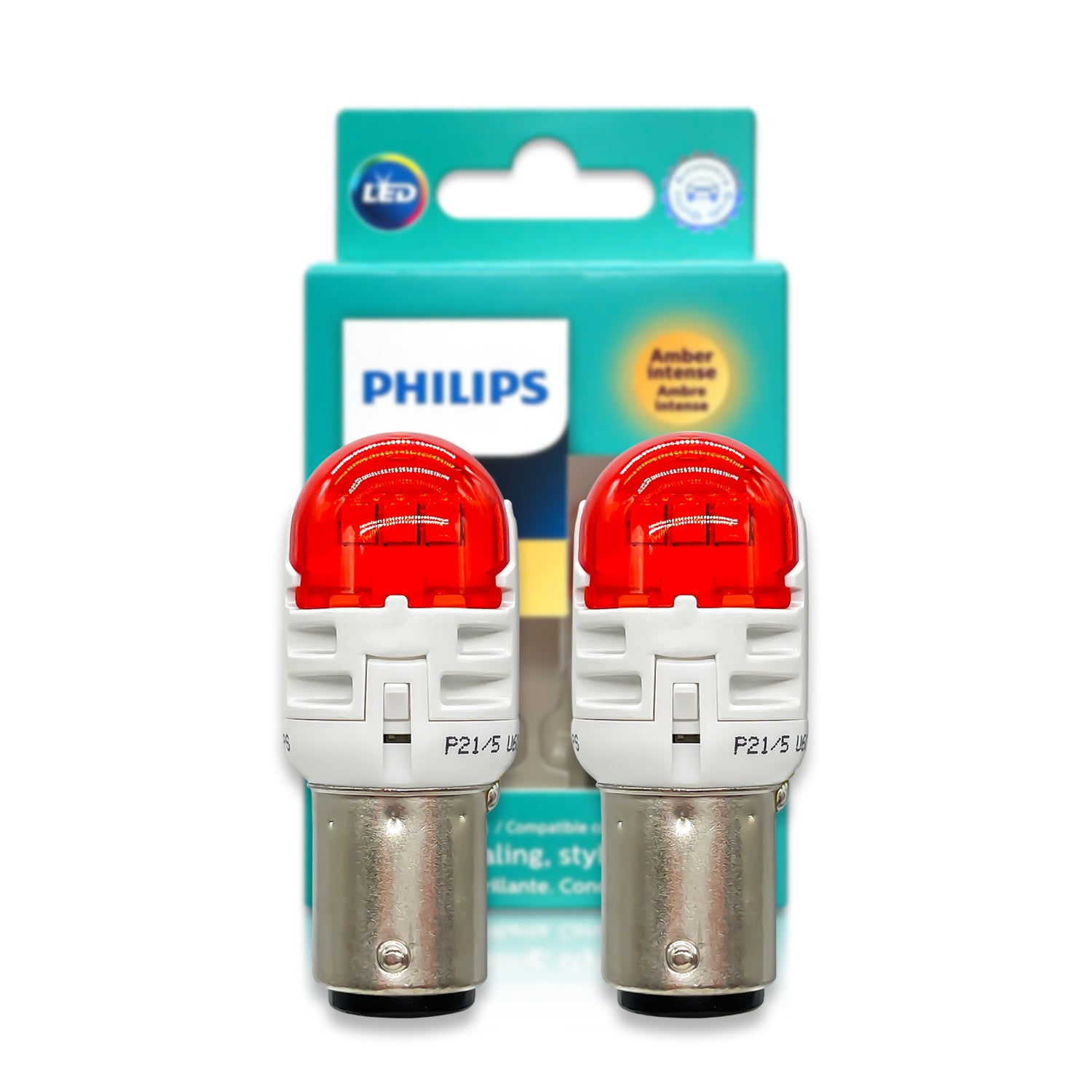 Philips Ultinon Pro3000 Red LED P21/5W (Twin)