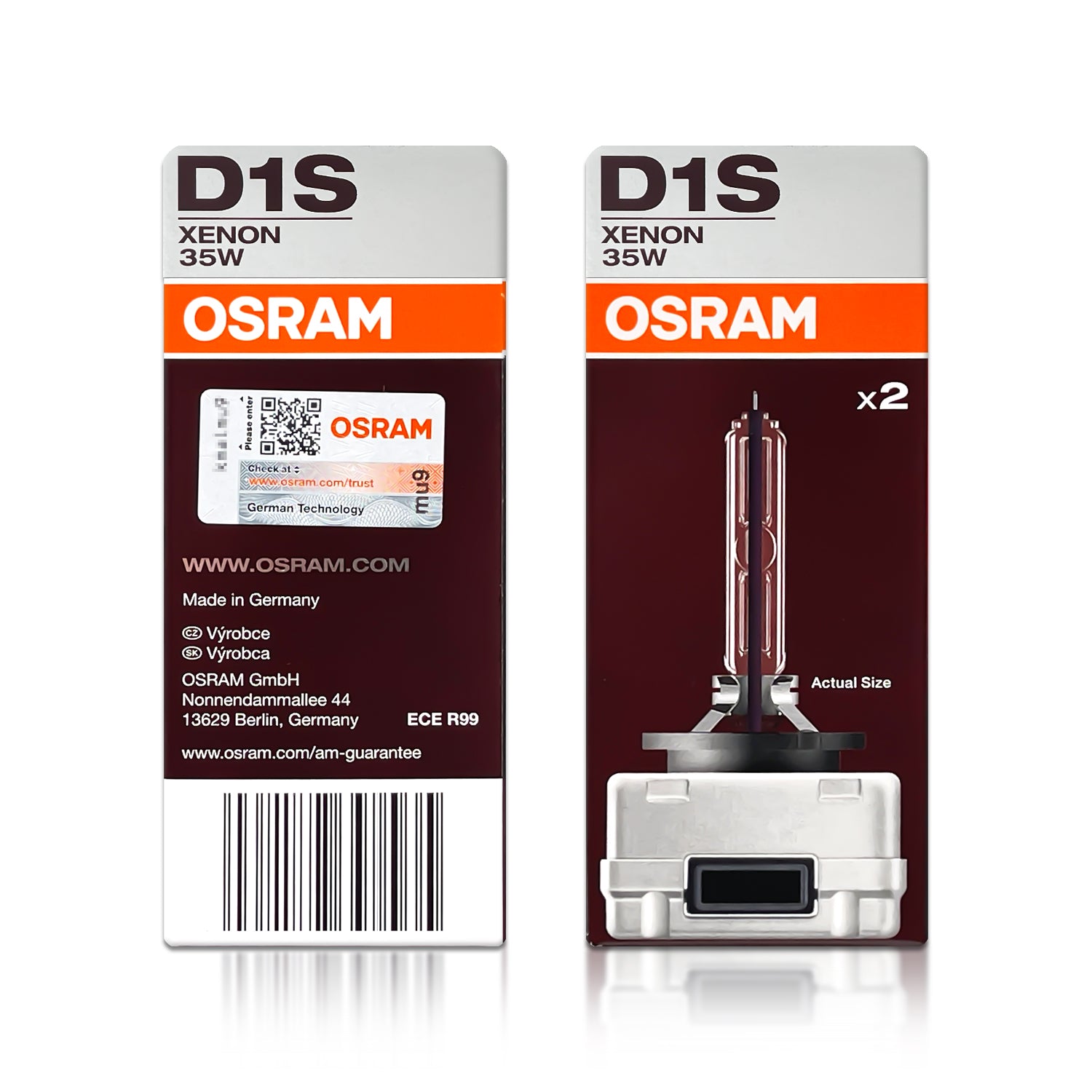 D1S: Osram 66140XN2 Night Breaker 220 HID Xenon Bulbs – HID CONCEPT