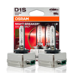 Osram D1S 66140XN2-2HB Night Breaker 220 HID Xenon Headlight Bulbs