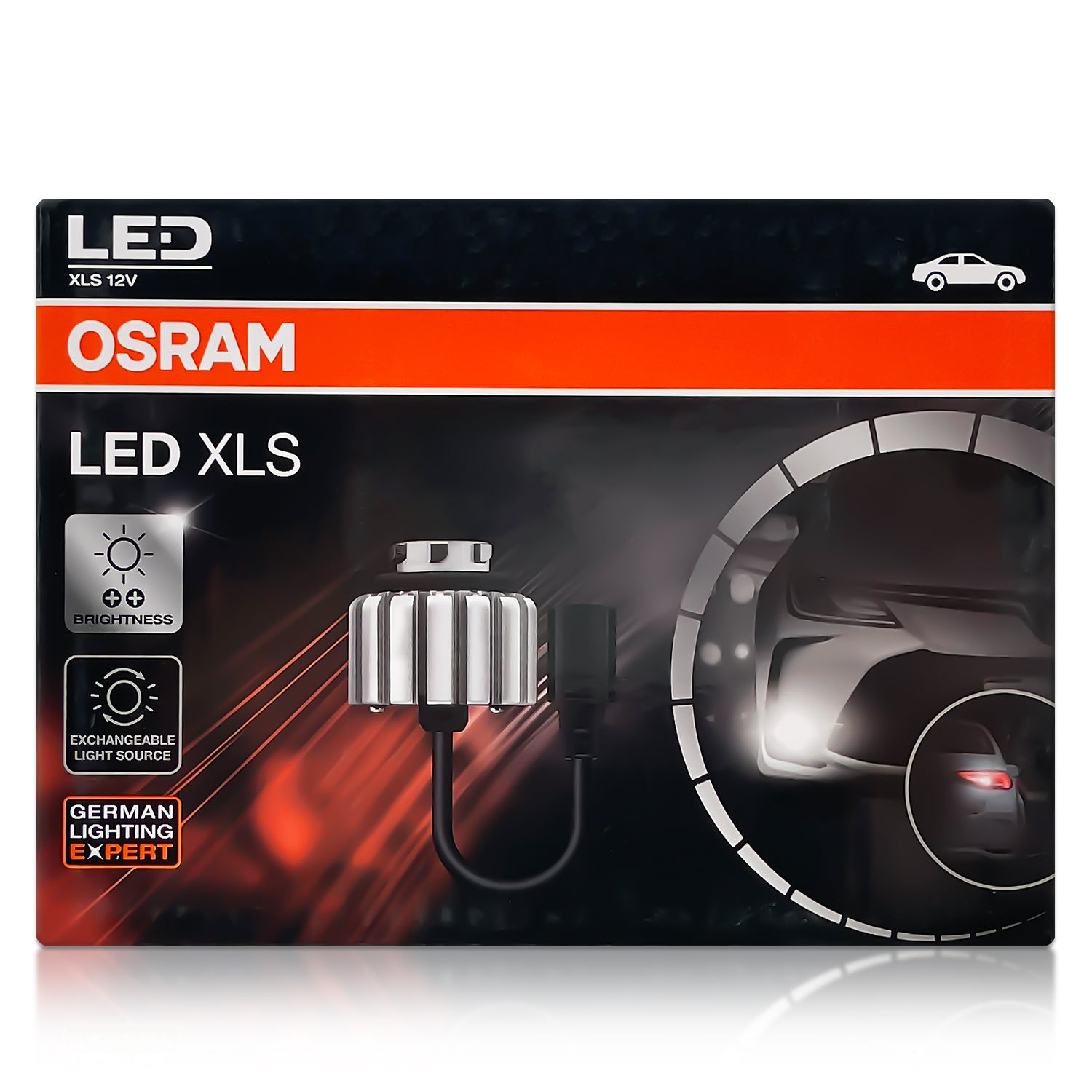 Osram XLS L1B eXchangeable LED Front Fog Light Bulbs (Pair) Yellow
