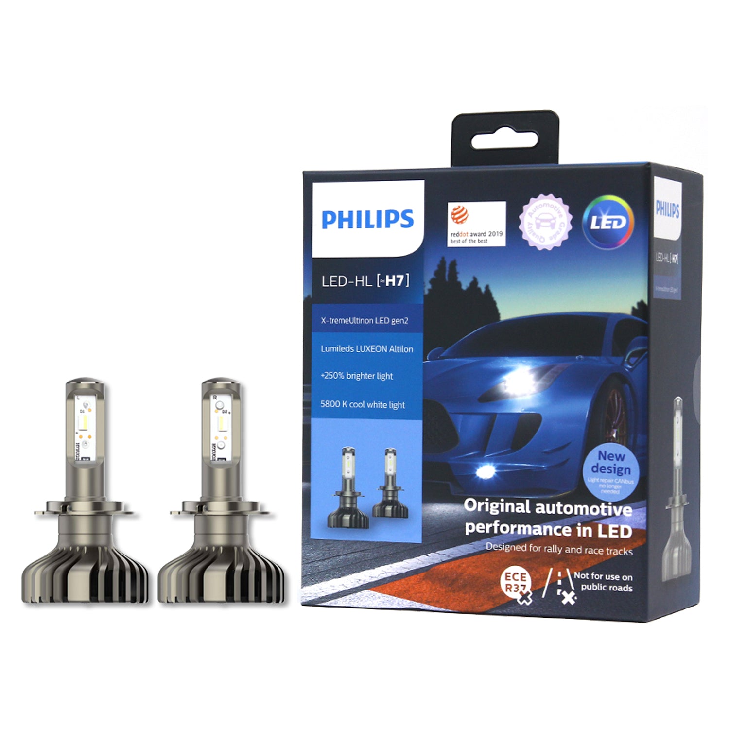 Philips Automotive HB3/HB4 Ultinon Essential G2 LED Lamp 6000K Luxeon (Pure  White, Set of 2) : : Home & Kitchen