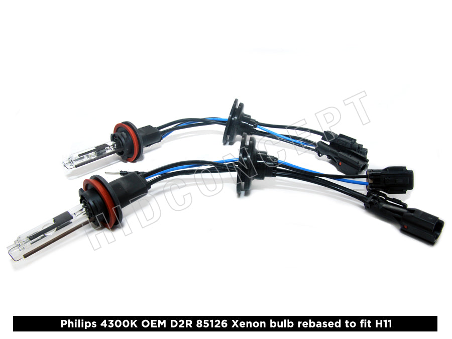 HCX Philips HID Xenon Bulbs Pack of 2 HID CONCEPT