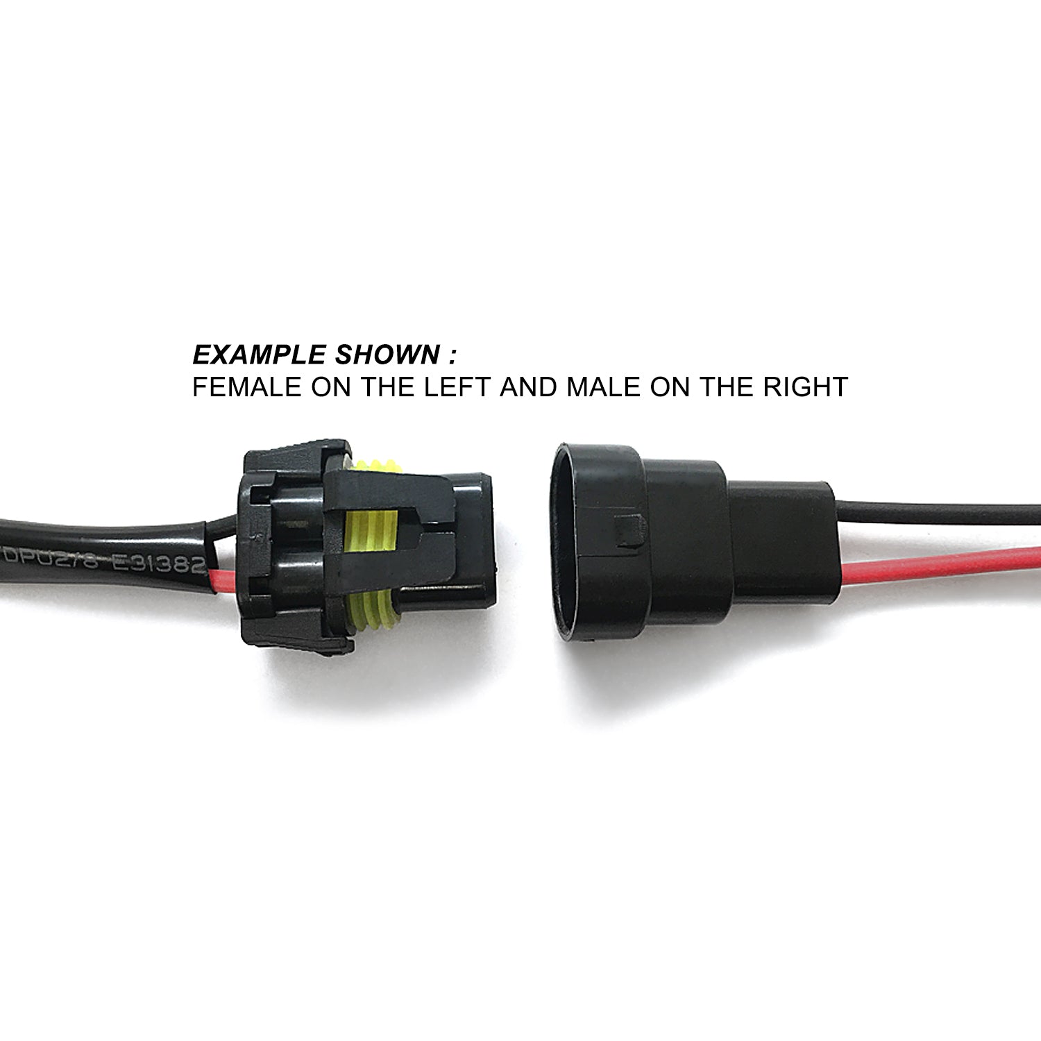 Adattatore Prolunga Cablaggio TOMALL 9005 HB3 9006 HB4 - 12cm, 12V-24V, Maschio/Femmina - Foto 1