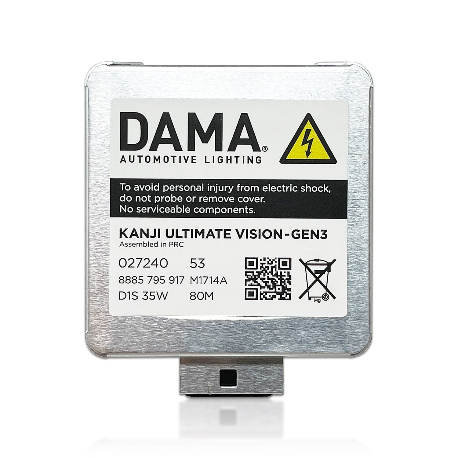 D1S: Dama Kanji Ultimate Vision Gen2 HID Xenon Bulbs | Pack of 2