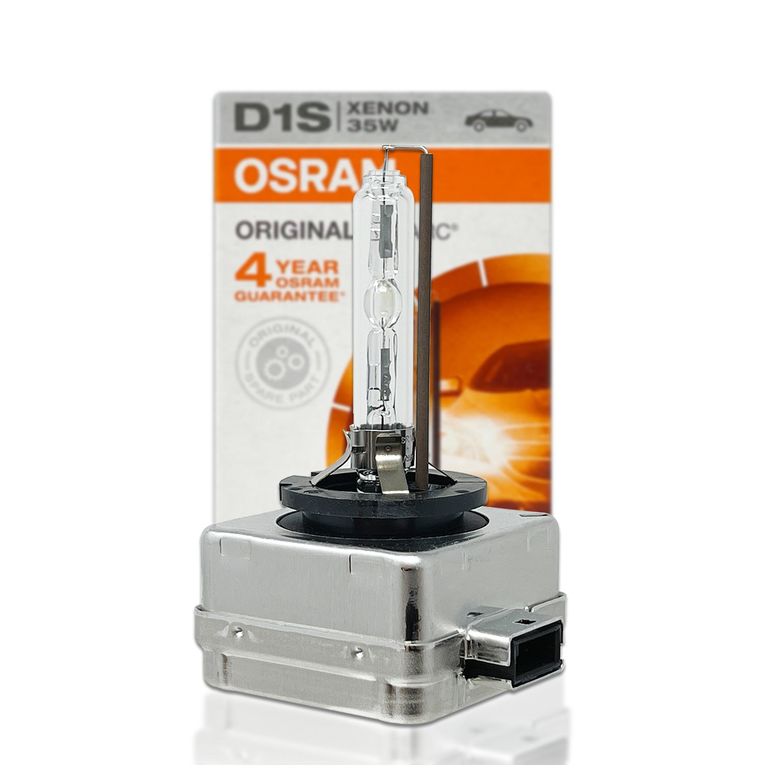  OSRAM XENARC OEM 4300K D1S HID/XENON Headlight bulbs (66144) by  ALI - Made in Germany (Pack of 2) : Automotive