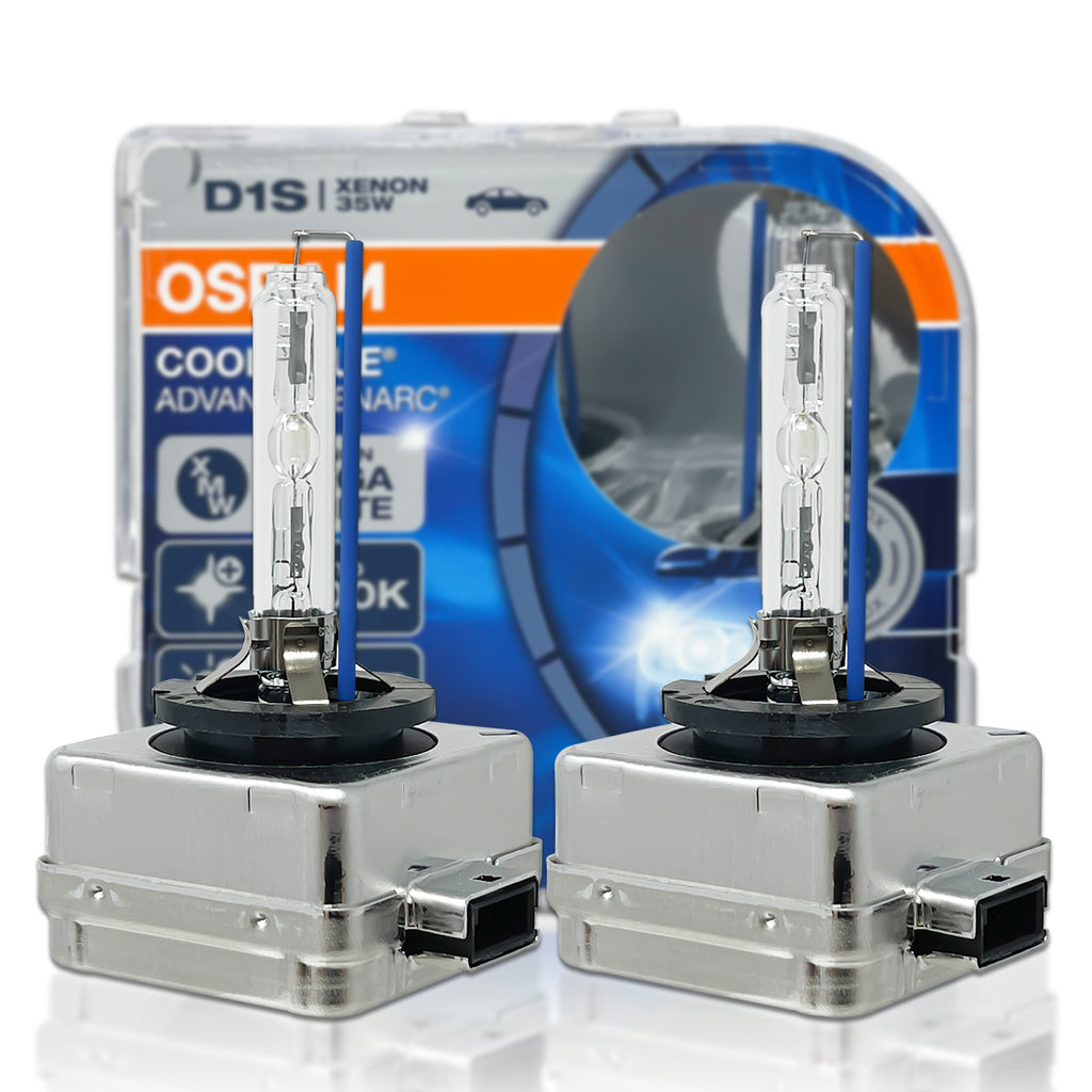 OSRAM 4300K OEM D1S vs. OSRAM 6000K CBH (Cool Blue Hyper) D1S Bulbs by  using Valeo D1 Projector. 
