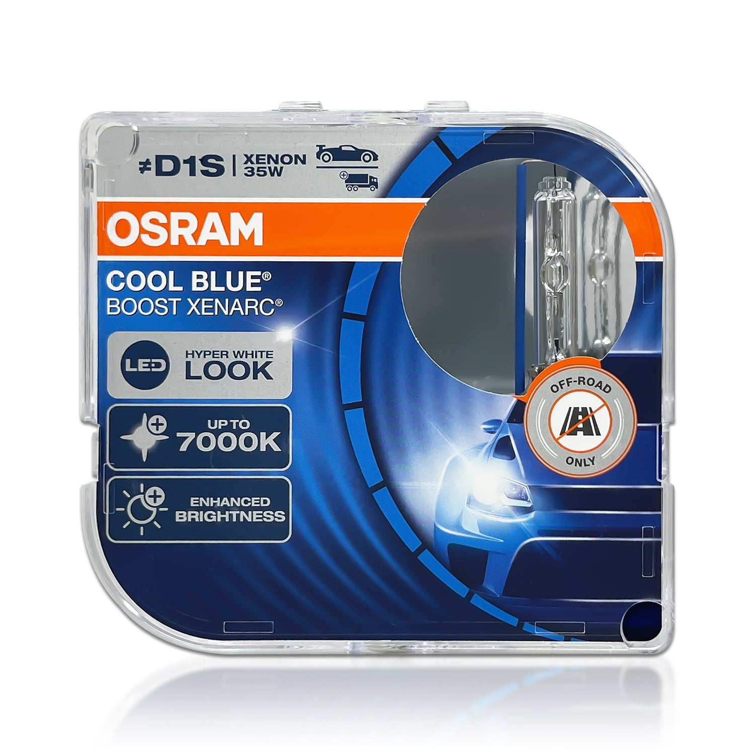 Osram 66140CBI Xenarc Cool Blue Intense D1S Xenon Headlight Lamps