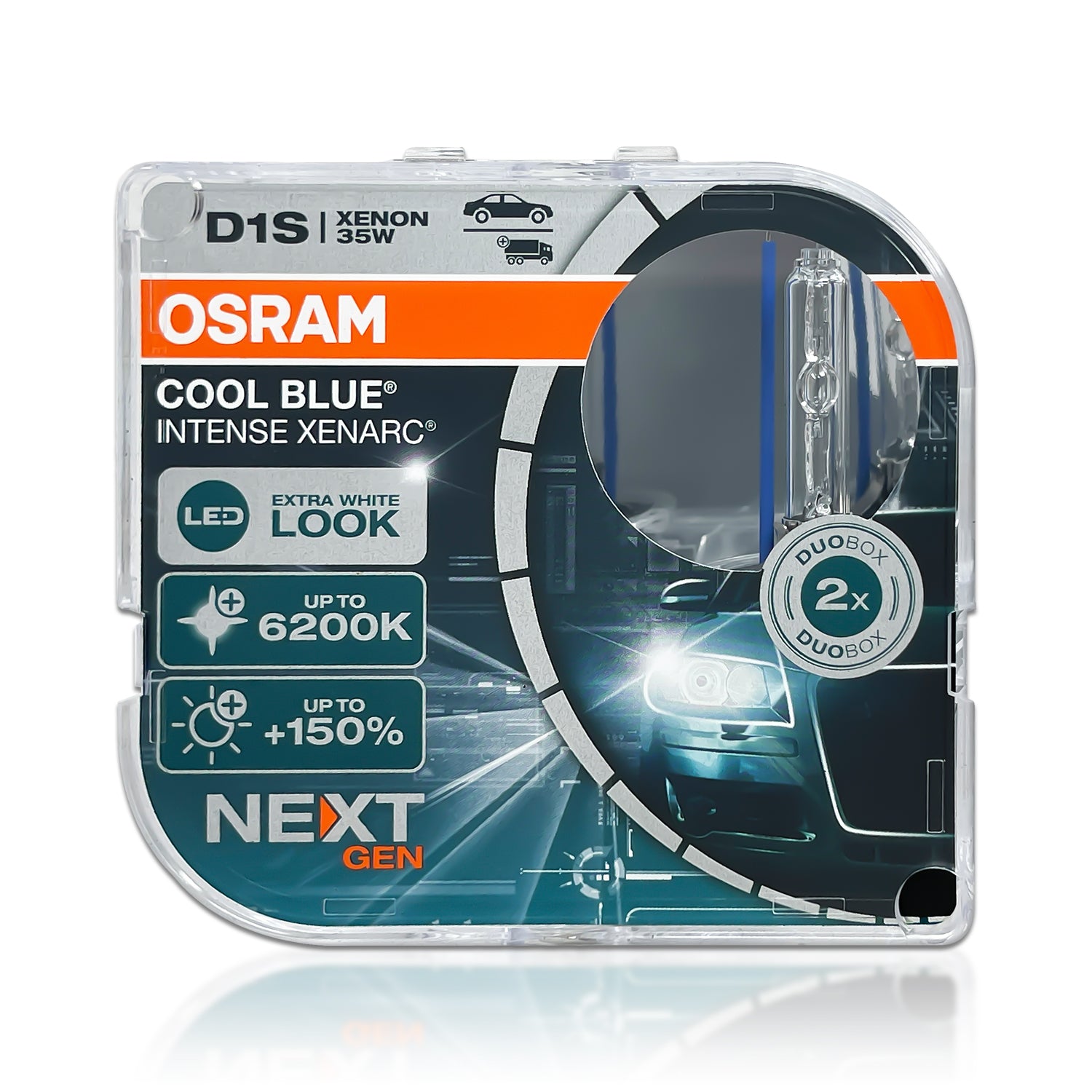 D1S - Osram Xenarc 66140CBN Cool Blue Intense Next Gen HID Bulbs