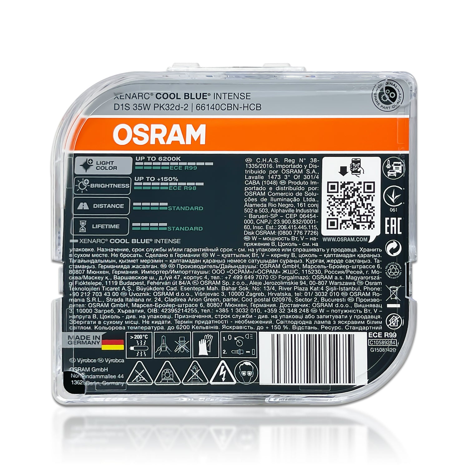 OSRAM Xenarc Xenon Brenner D1S ORIGINAL 85V 35W PK32d-2 66140 