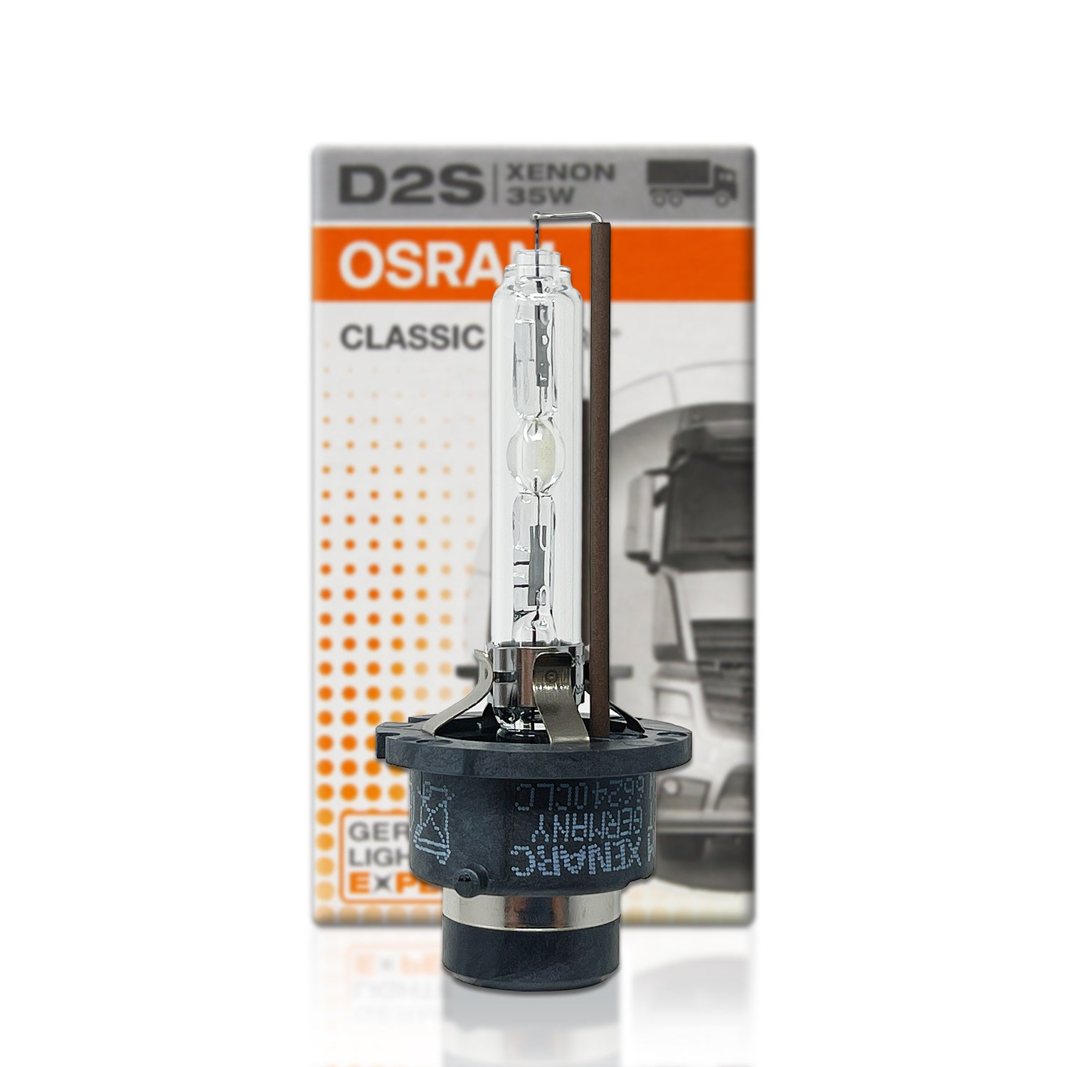 Osram D2S Xenarc Classic HID Headlight Bulb - Pair
