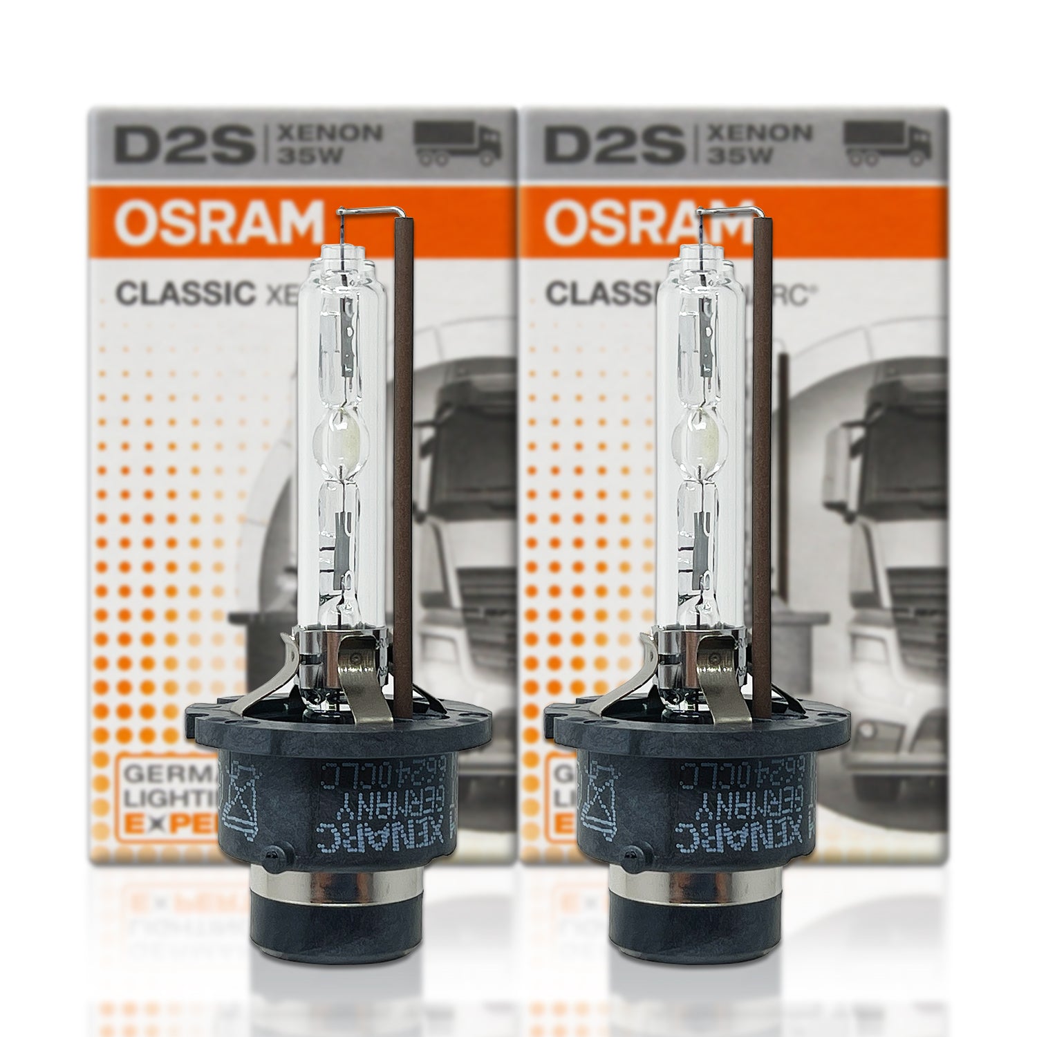 D2S: Osram 66240 OEM Original HID Xenon Bulbs