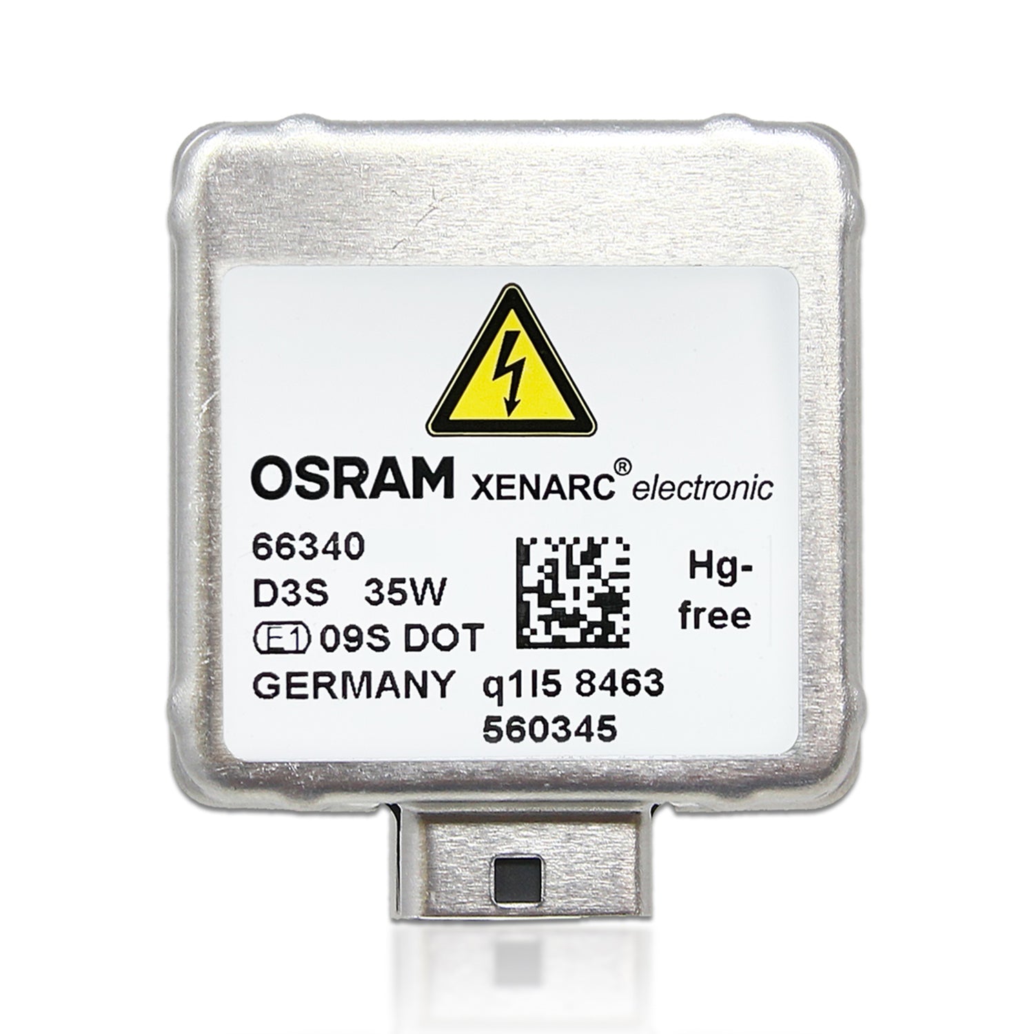 OSRAM XENARC OEM 4300K D3S HID XENON Headlight bulb 35W 66340 by ALI w/11  digit Security Label - Made in Germany (Pack of 1)