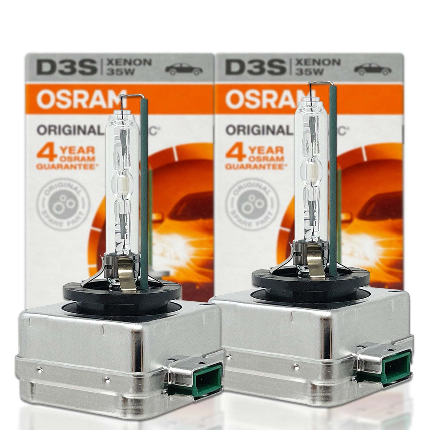 OSRAM XENARC D3S HID Xenon Headlight bulbs (85V, 35W), PK32D-5 66340 – HnD  Automotive Parts