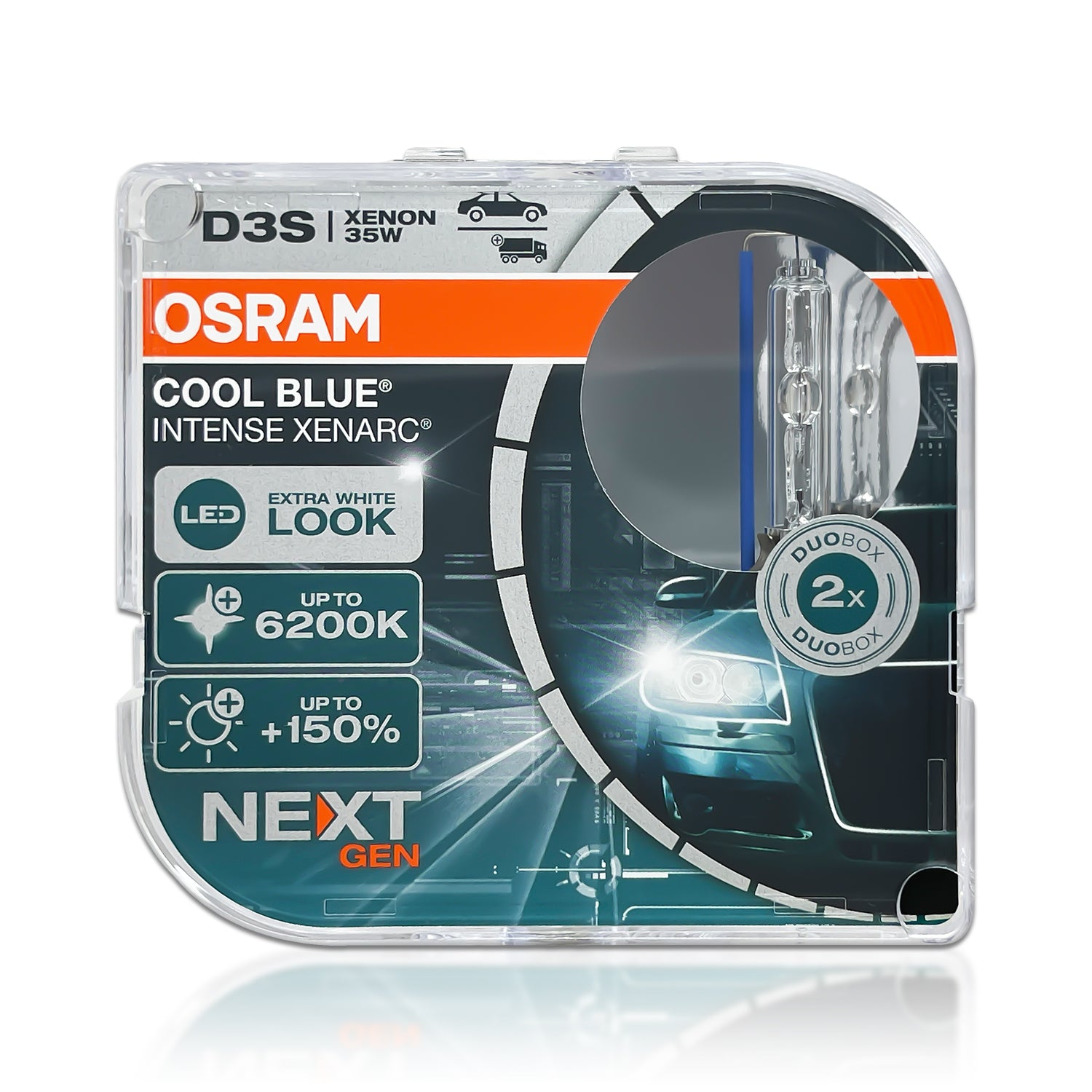 Osram D3S Xenon Lampe 35W Cool Blue Intense PK32d-5 - Vehiclelamps.de