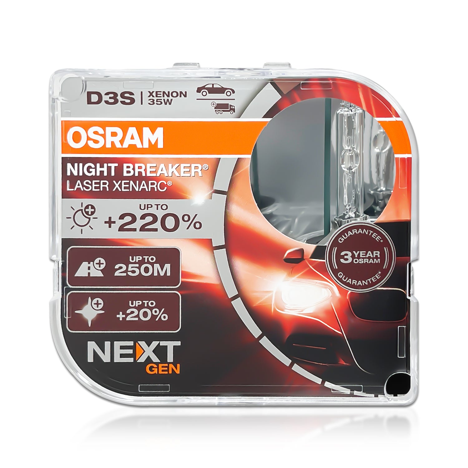 Ampoule xénon OSRAM 66340XNN Xenarc Night Breaker® Laser D3S 35 W