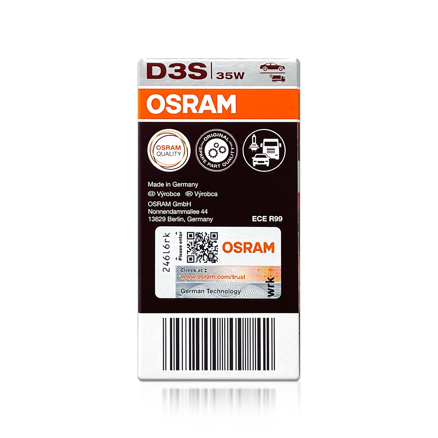 OSRAM XENARC NIGHT BREAKER LASER D3S, Next Generation, 220% more  brightness, HID xenon bulb, 66340XNN-HCB, Duo Box (2 lamps) : :  Car & Motorbike