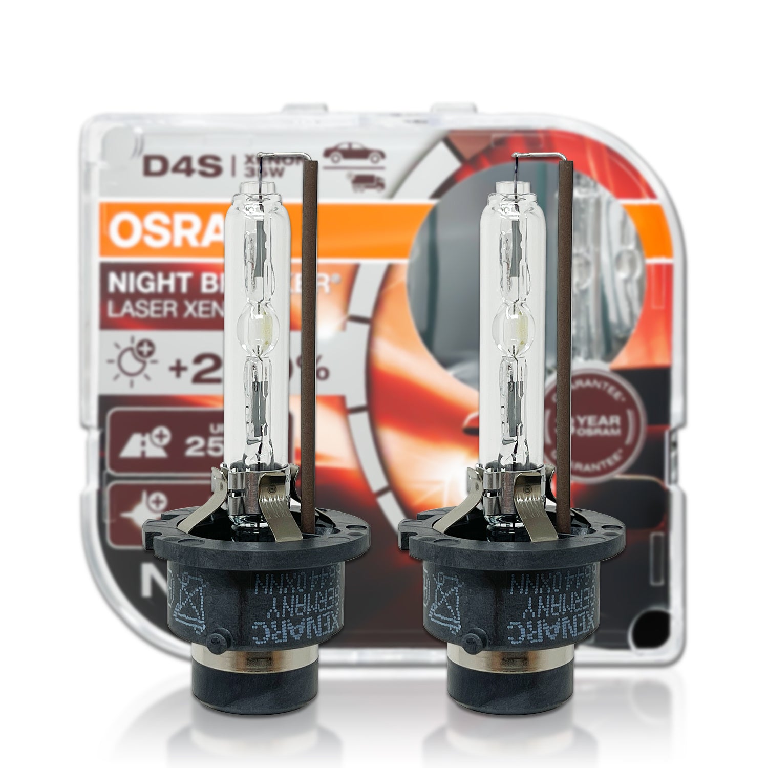 Osram Sylvania - 66340XNL - D3S 4200K Night Breaker Laser HID Bulb - Pair