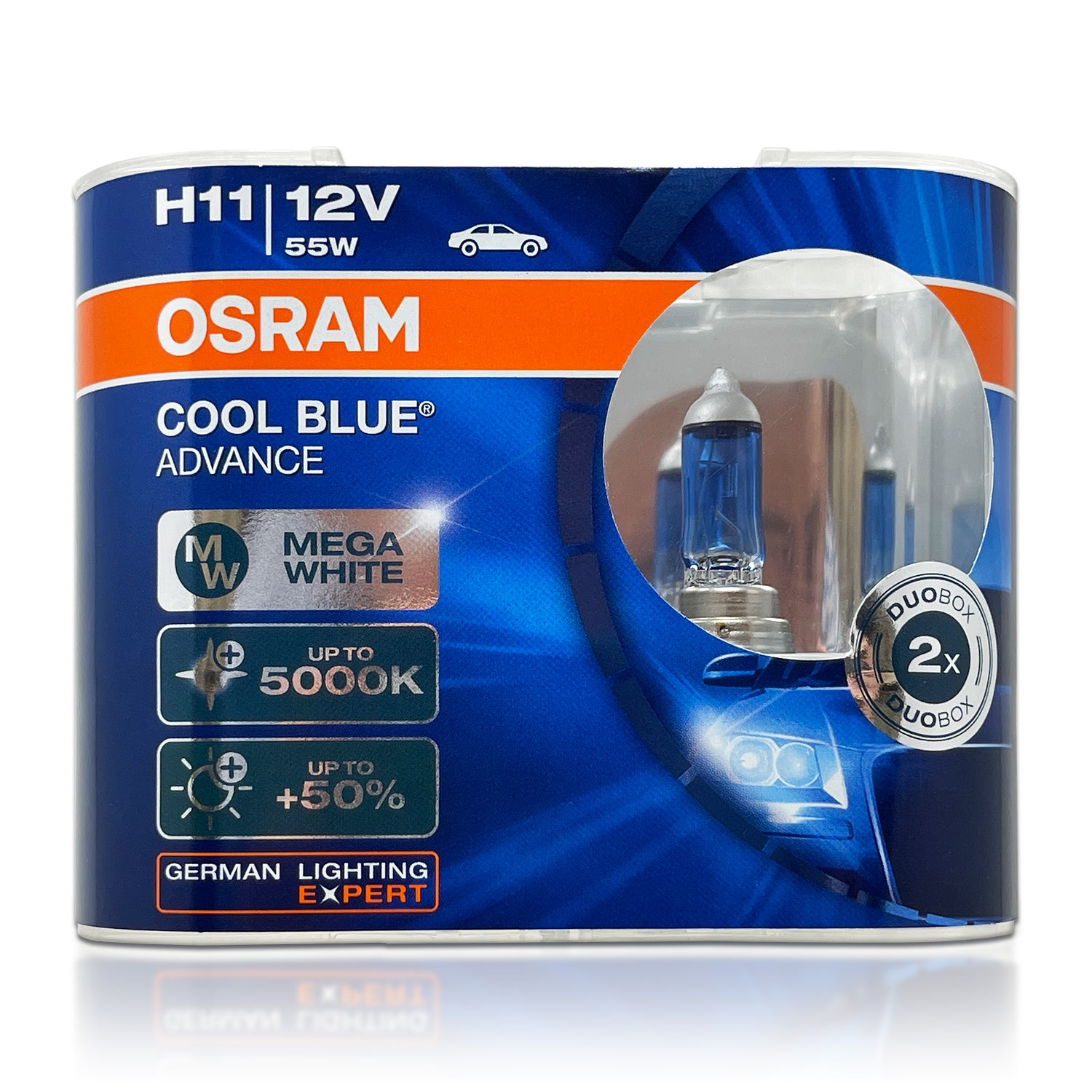H11: Osram 62211CBA Cool Blue Advance Halogen Bulbs – HID CONCEPT