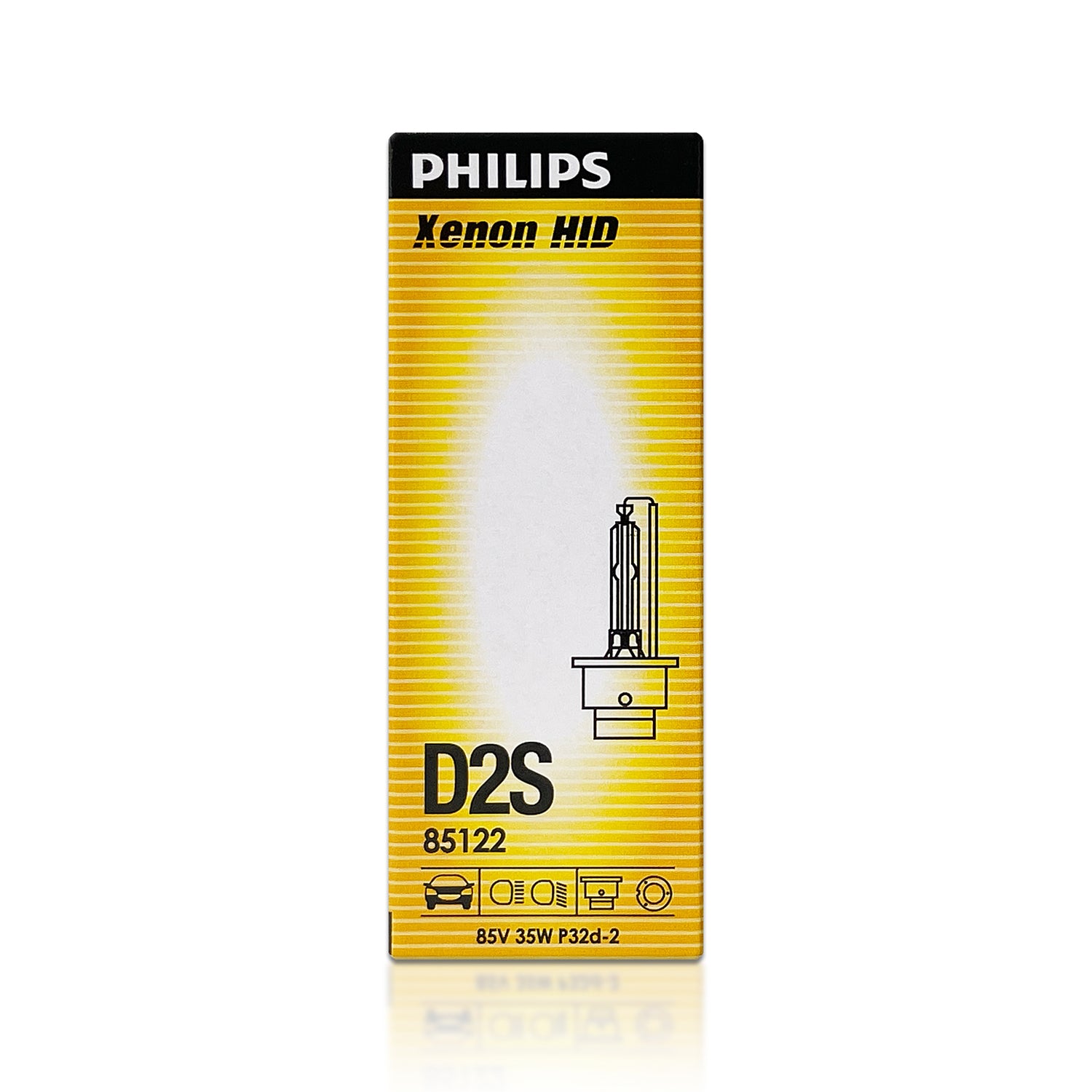 Philips D2S Xenon HID Headlight Bulb (Pack of 1)
