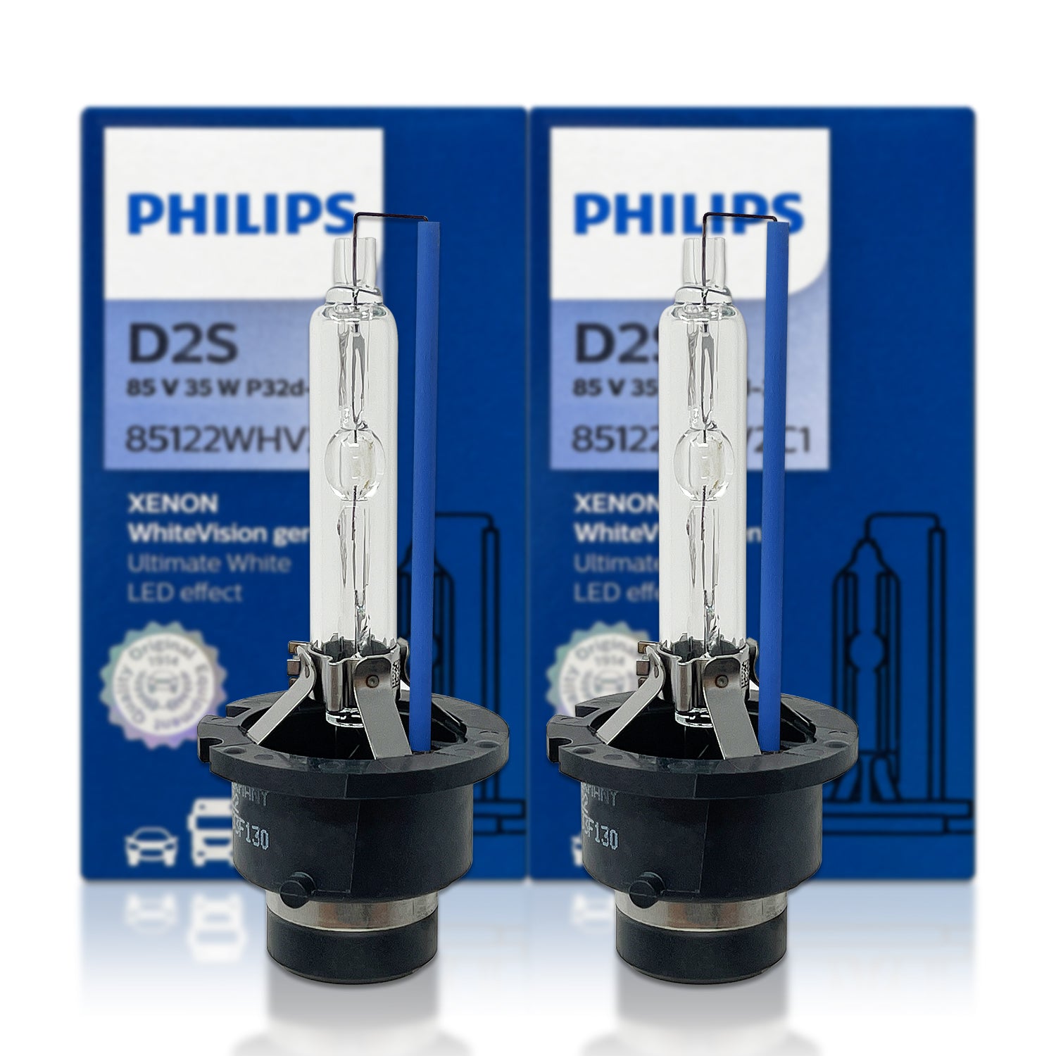 Philips D2S 85122WHV2S1 WhiteVision gen2 Xenon Brenner in S1 Verpackung
