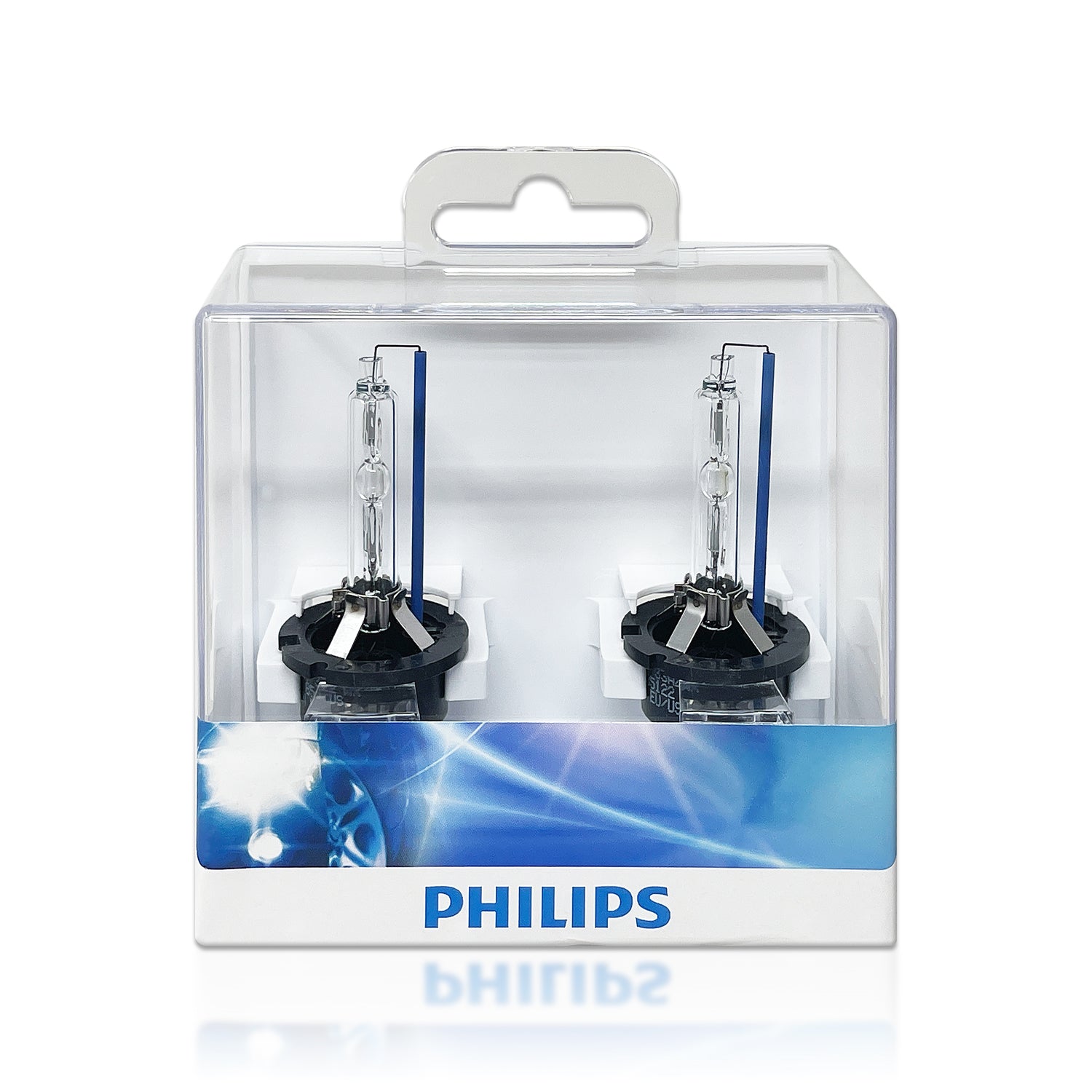 D2S 6000K HID Bulbs: Philips 85122 WHV2 White Vision