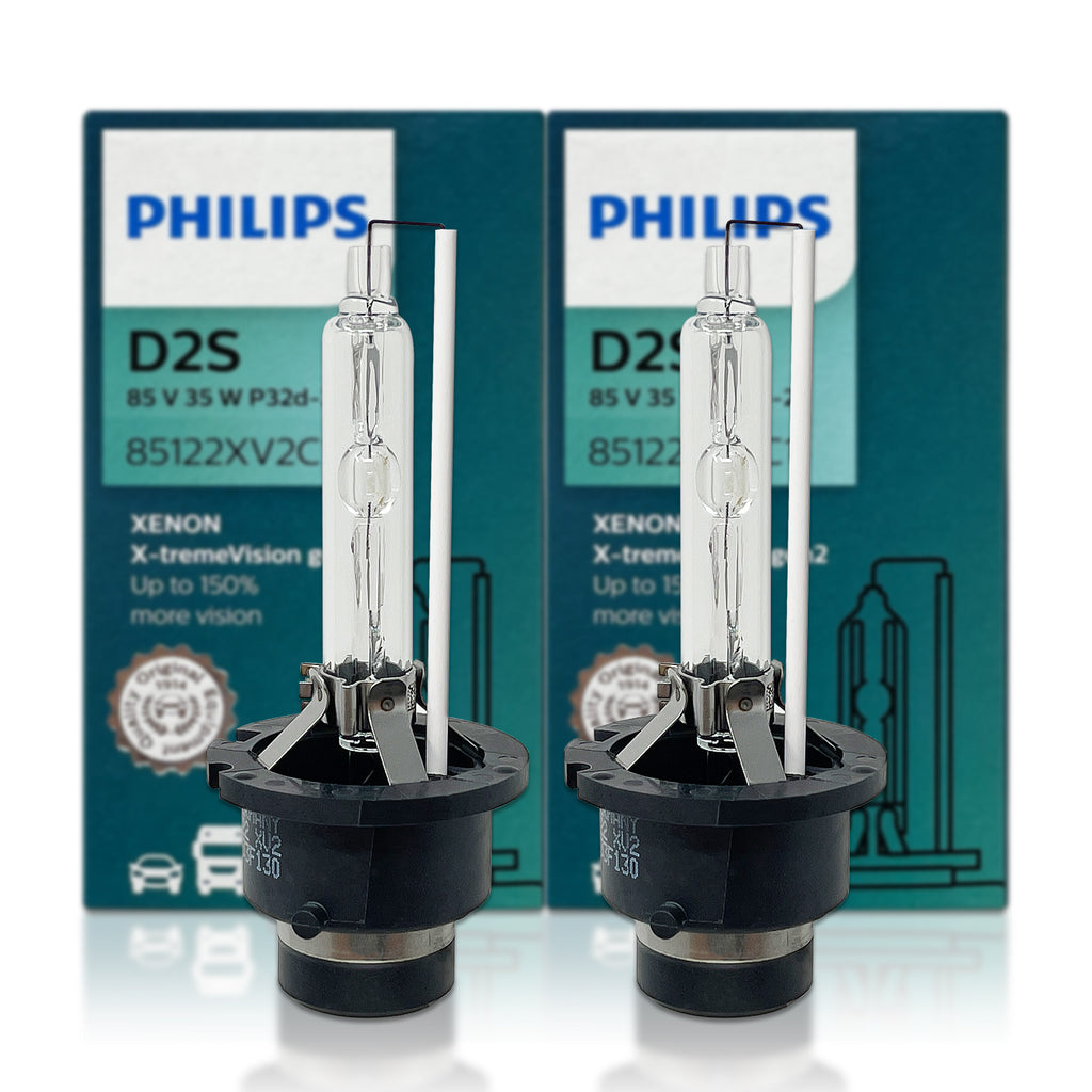 D2S: Philips 85122XV2 X-tremeVision Gen2 HID Xenon Bulbs | Pack of 2