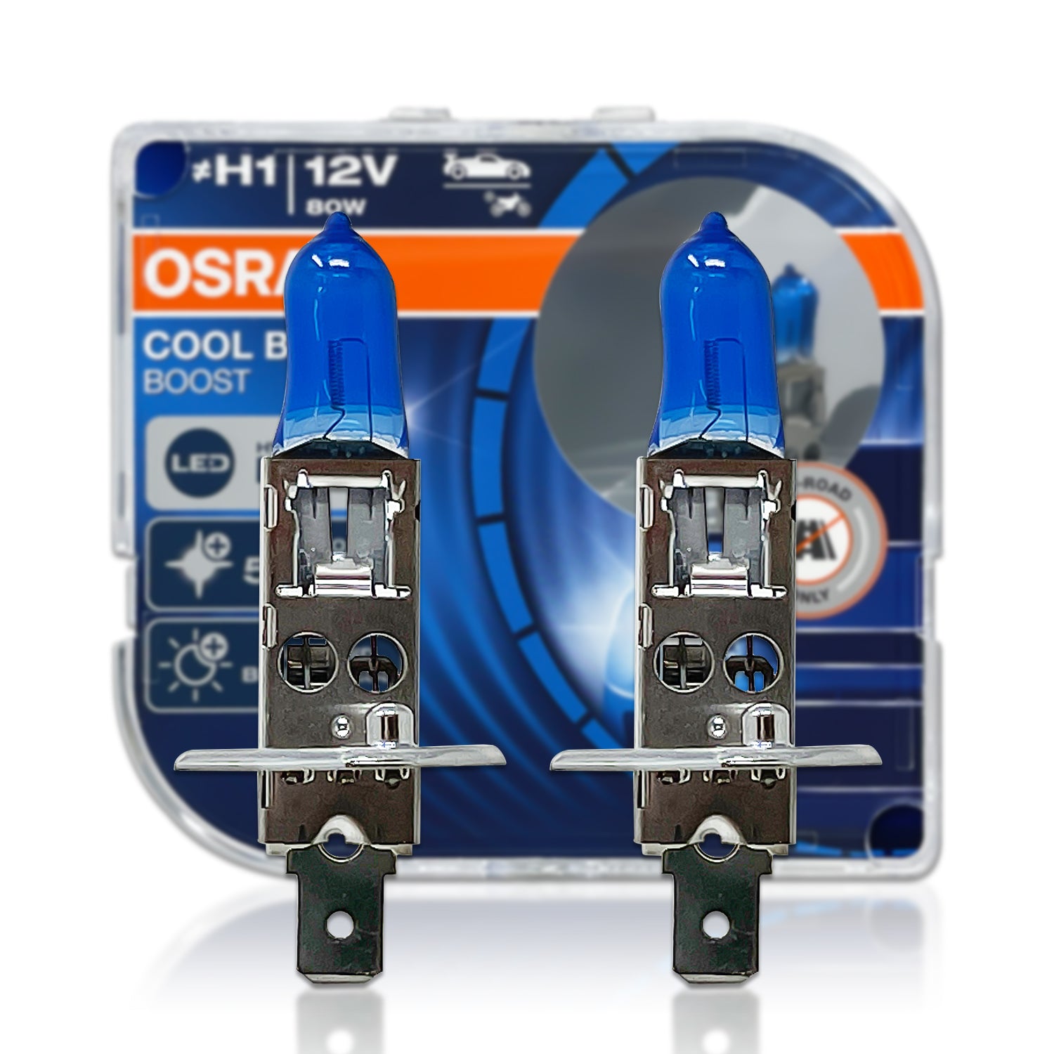 H15 12V Osram Cool Blue Intense 15/55W, 2 pack - Matronics