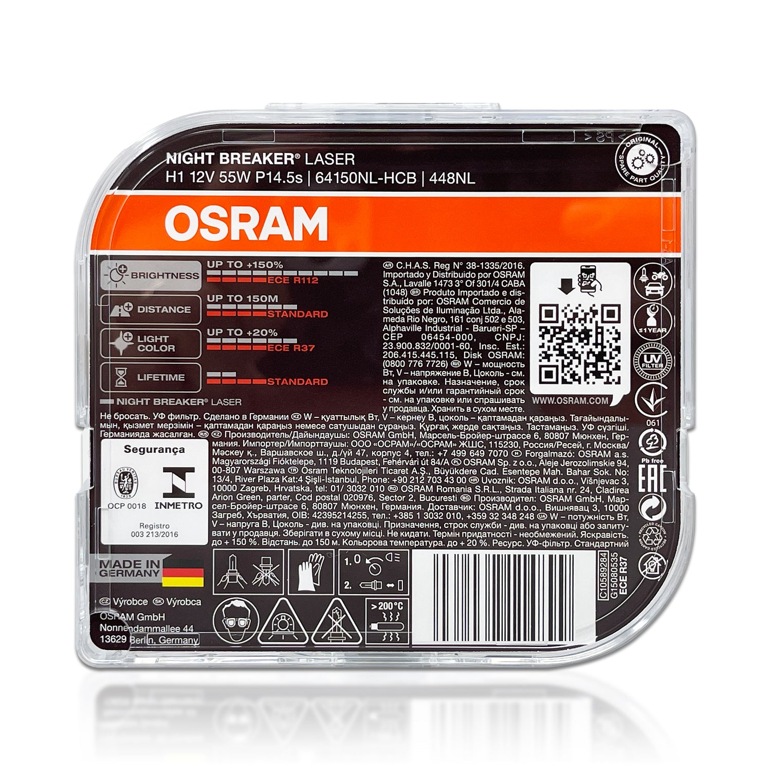 Osram Night Breaker Laser H1 : : Automotive