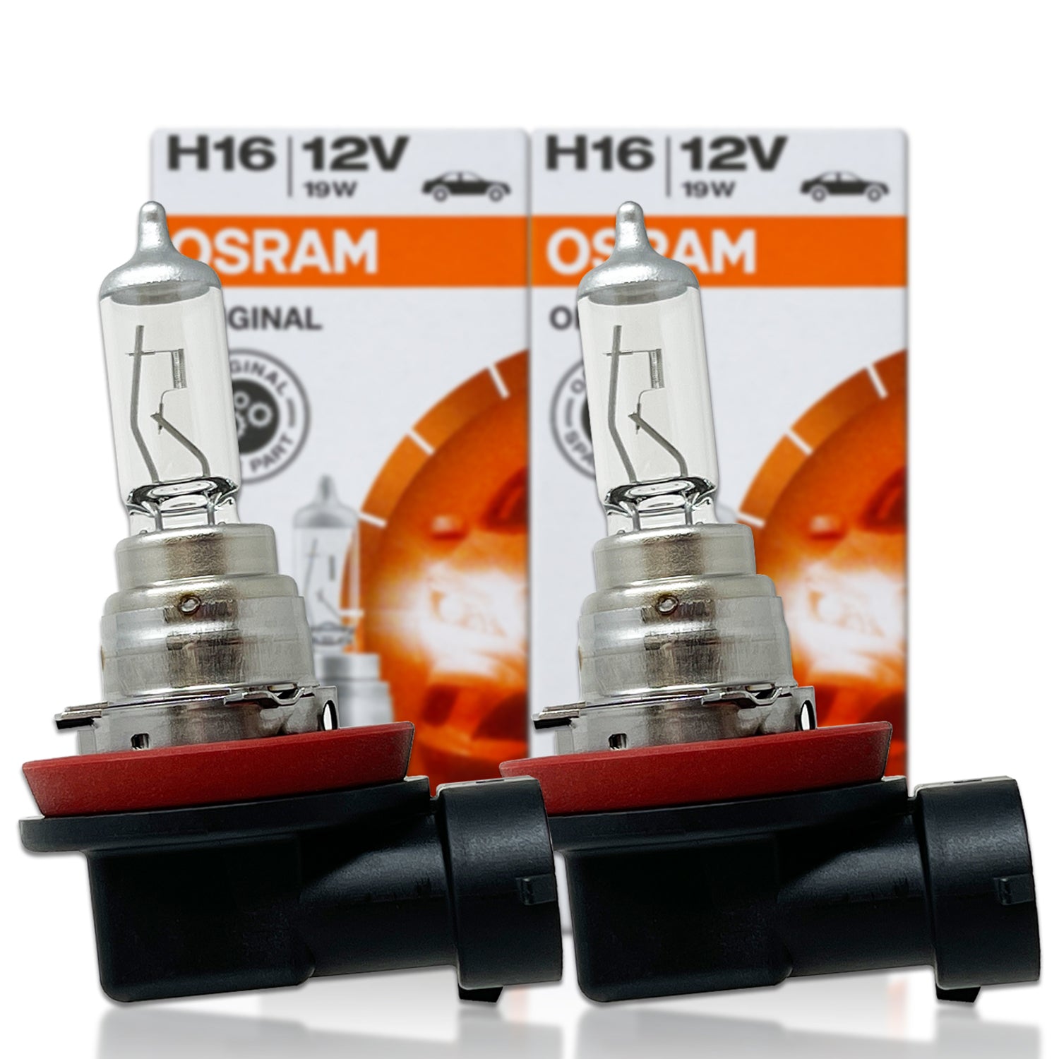 2x OSRAM Sylvania H16 (64219) Halogen Bulbs | 19W 12V OEM Fog Lights | Made In Germany