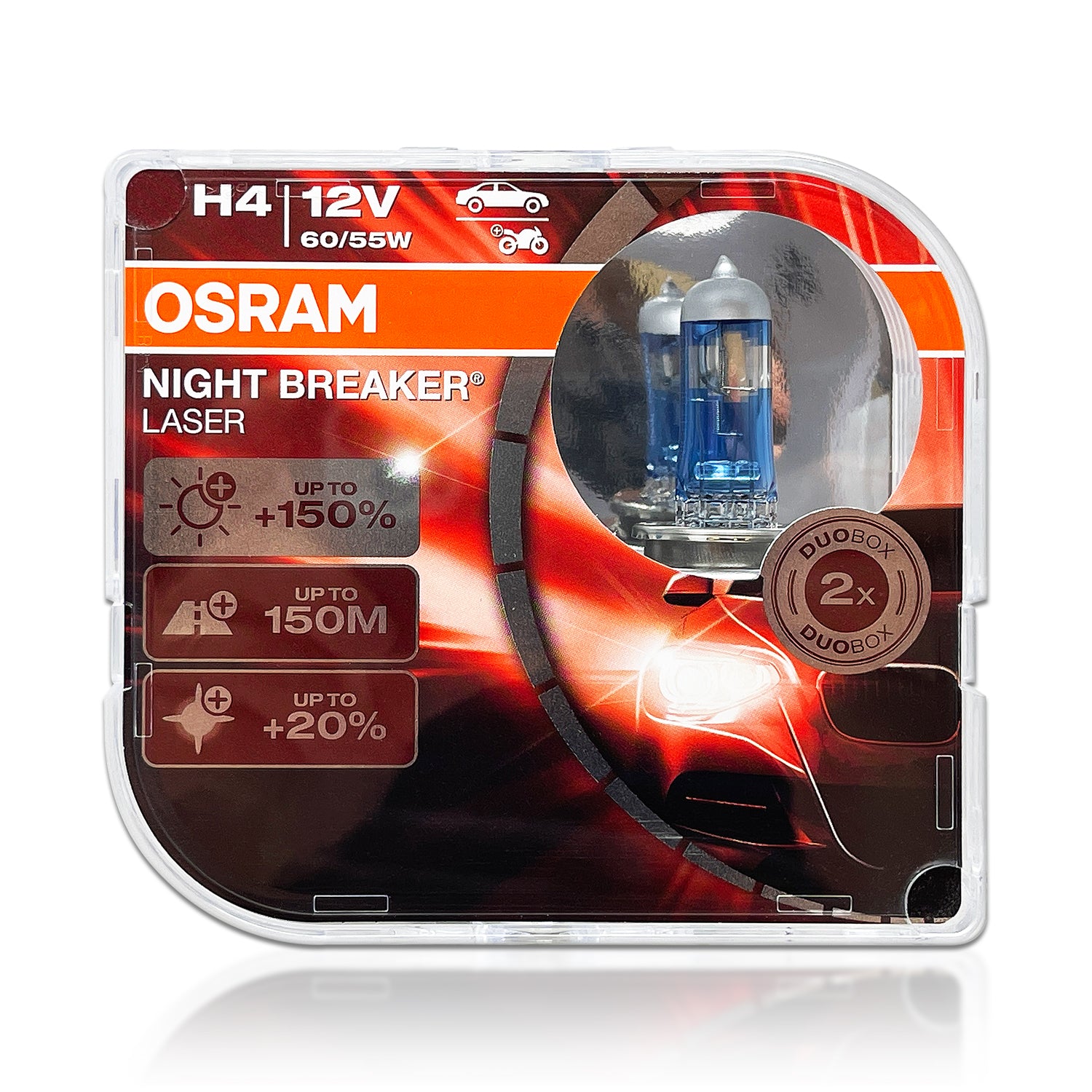 OSRAM Night Breaker H4 9003 Car Headlight Auto High Low Beam Laser Next  Generation 12V 60/