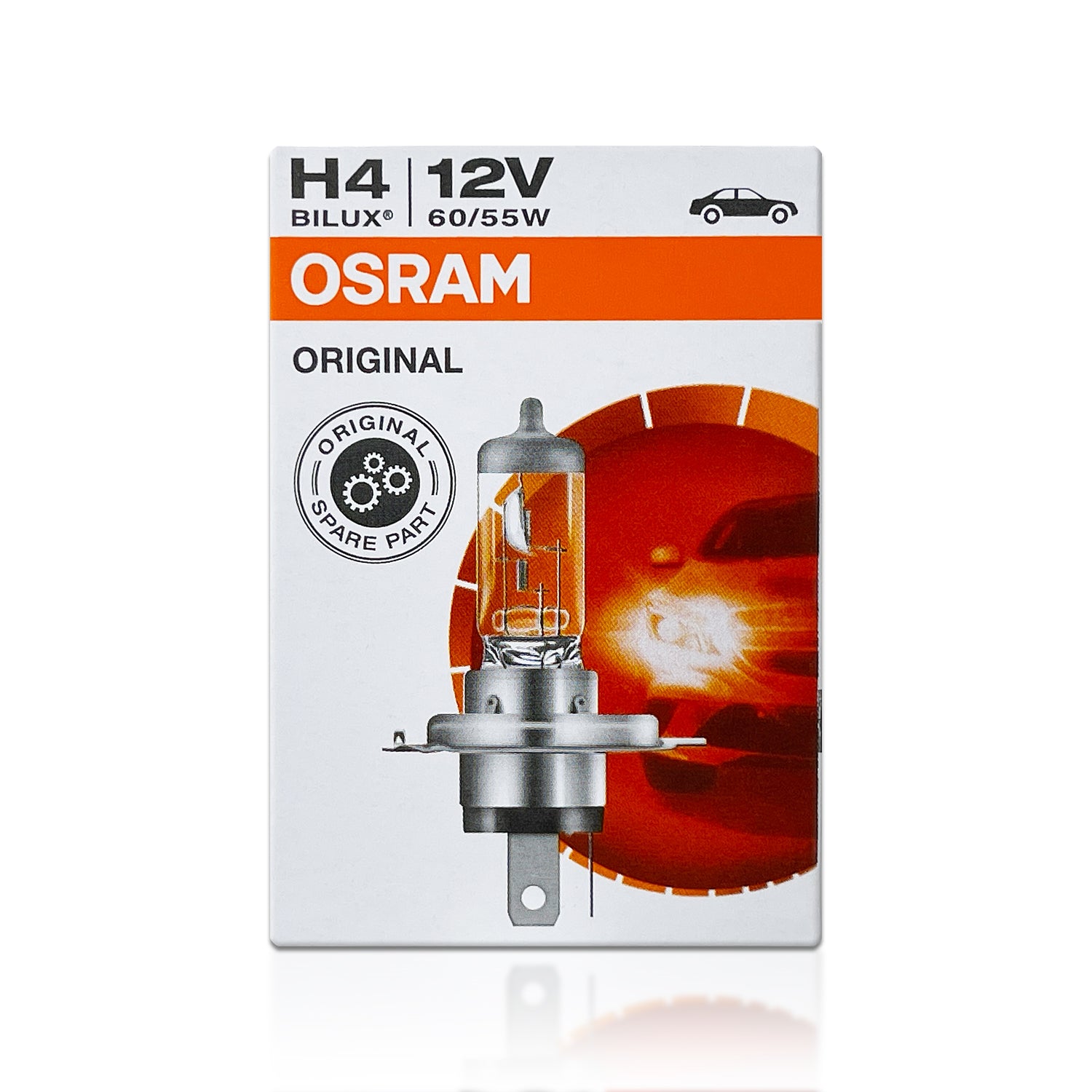 H4 Osram OEM Original Standard Halogen Bulbs