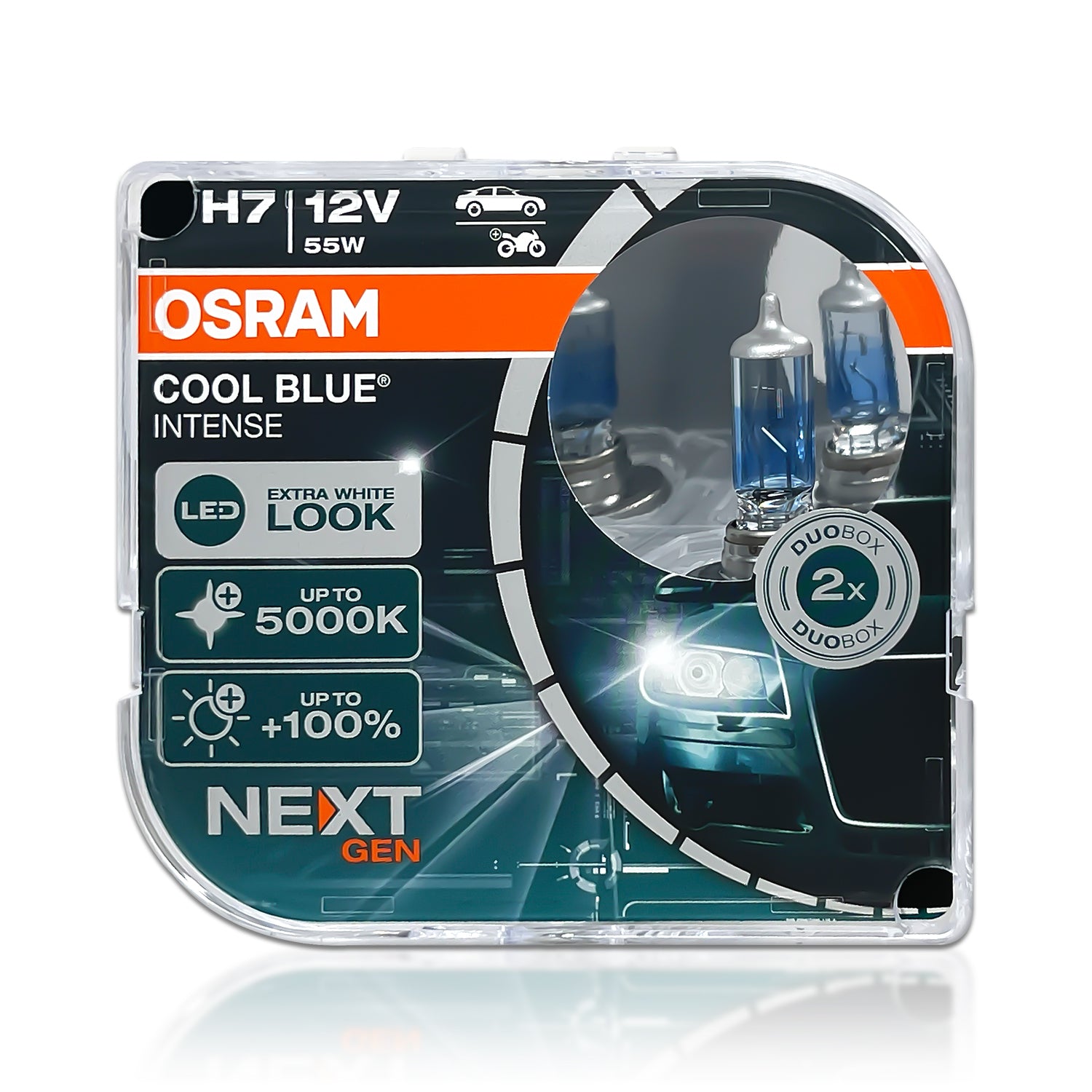 H7 12V 55W Cool Blue Intense