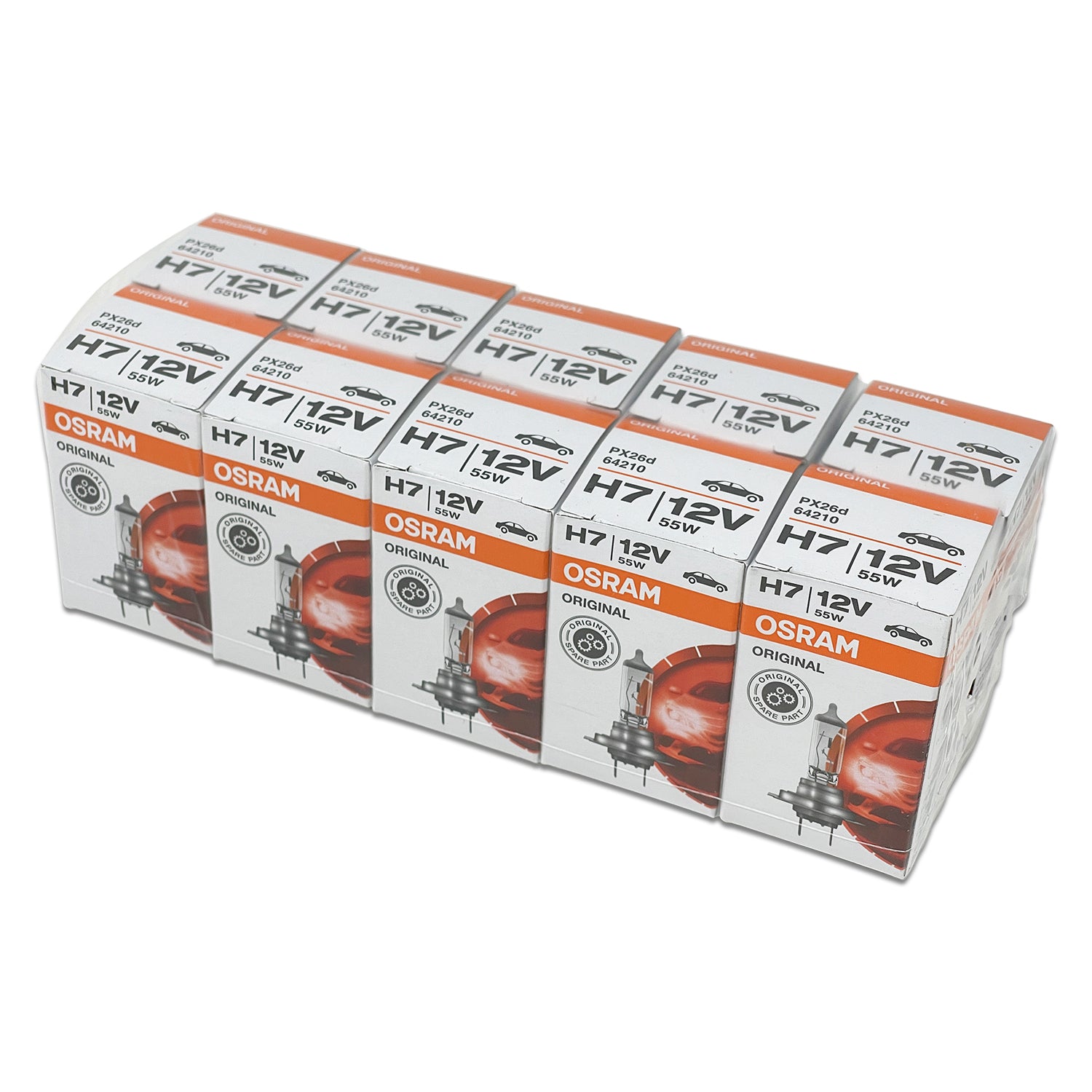 H7 Osram 64210 OEM Standard Halogen Bulbs