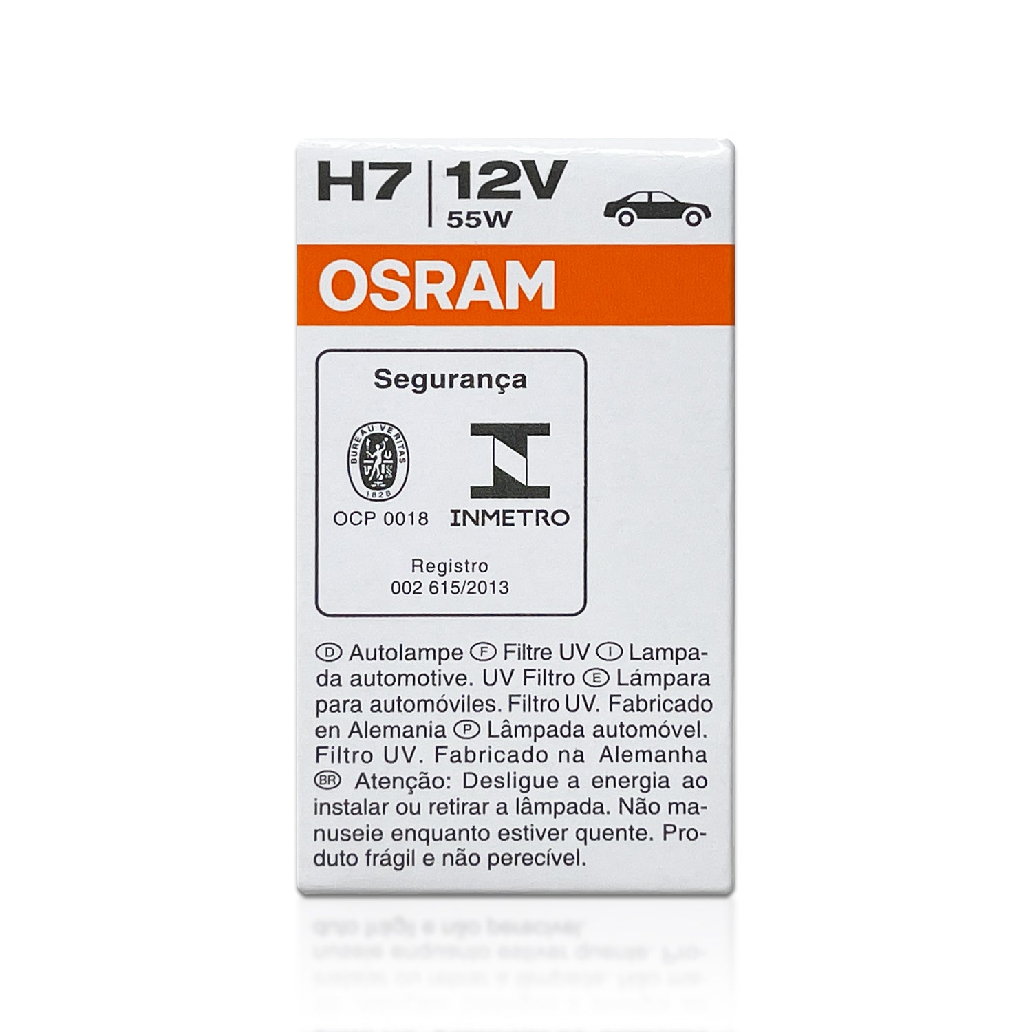 Osram H7 12V 55W - 64210L+ Long Life Original Line Automotive Bulb